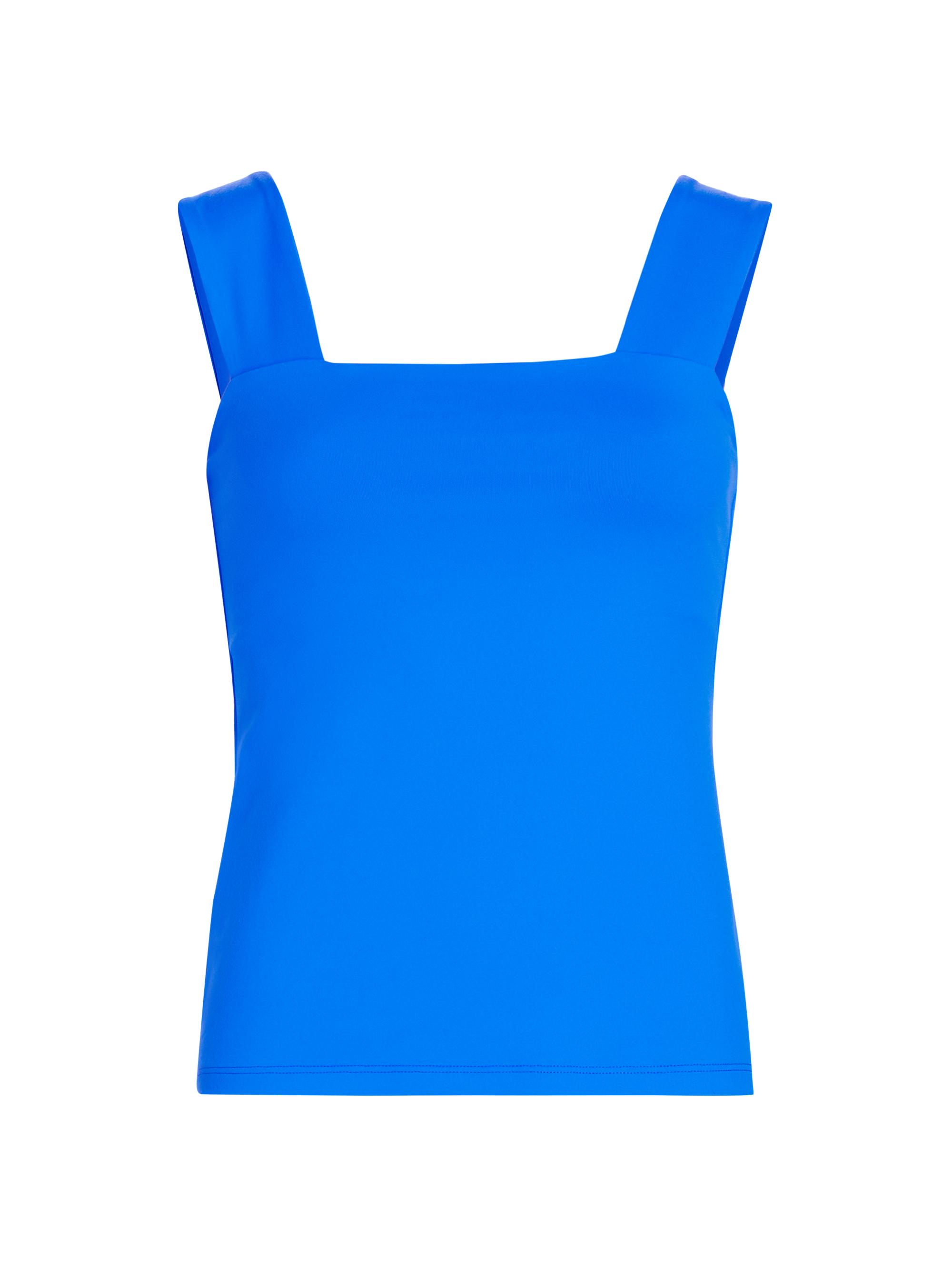 susana monaco Women's Jersey Wide-Strap Tank - Cobalt