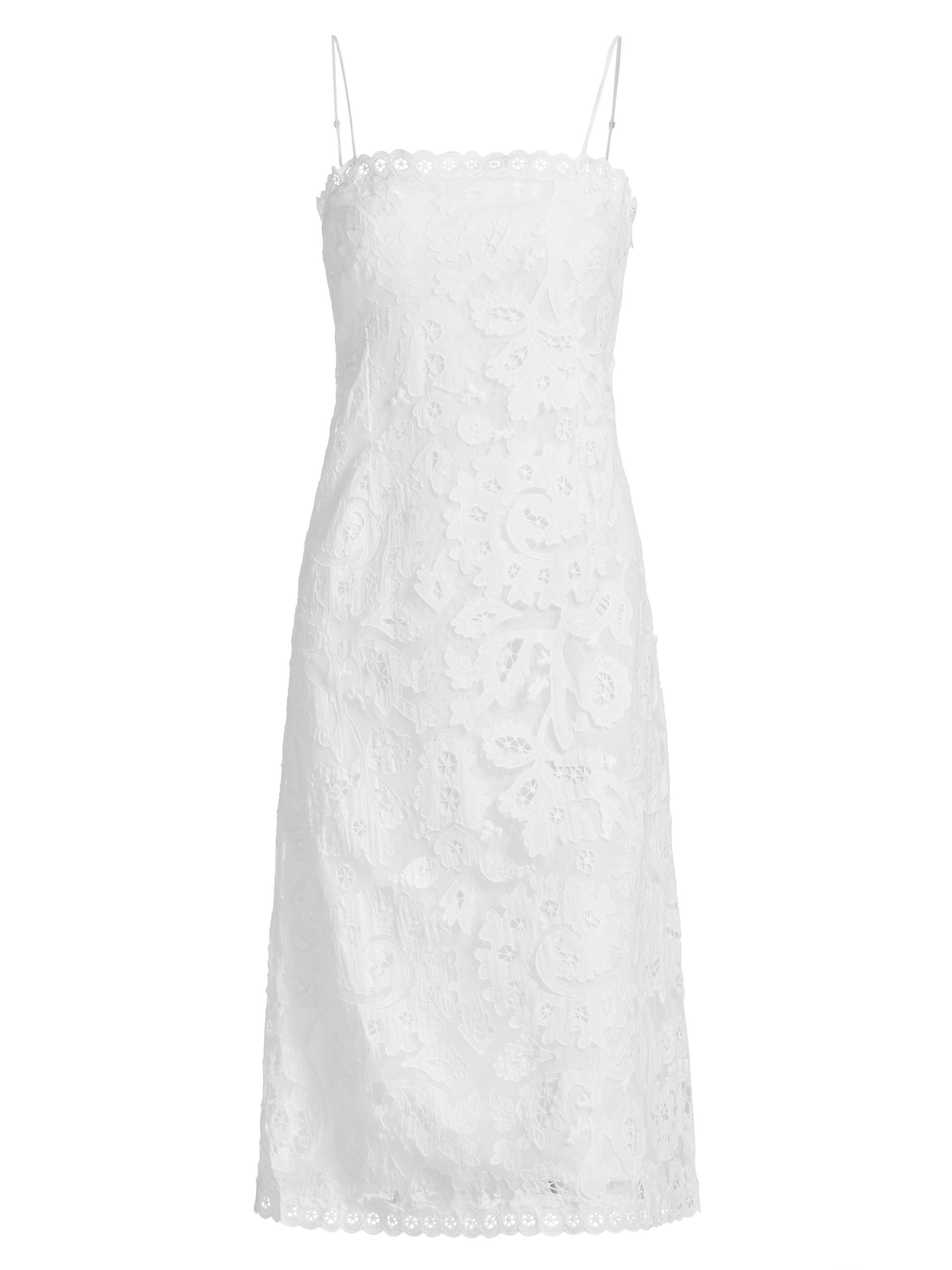 Sea Women's Lovina Embroidered Cotton Midi-Dress - Cream