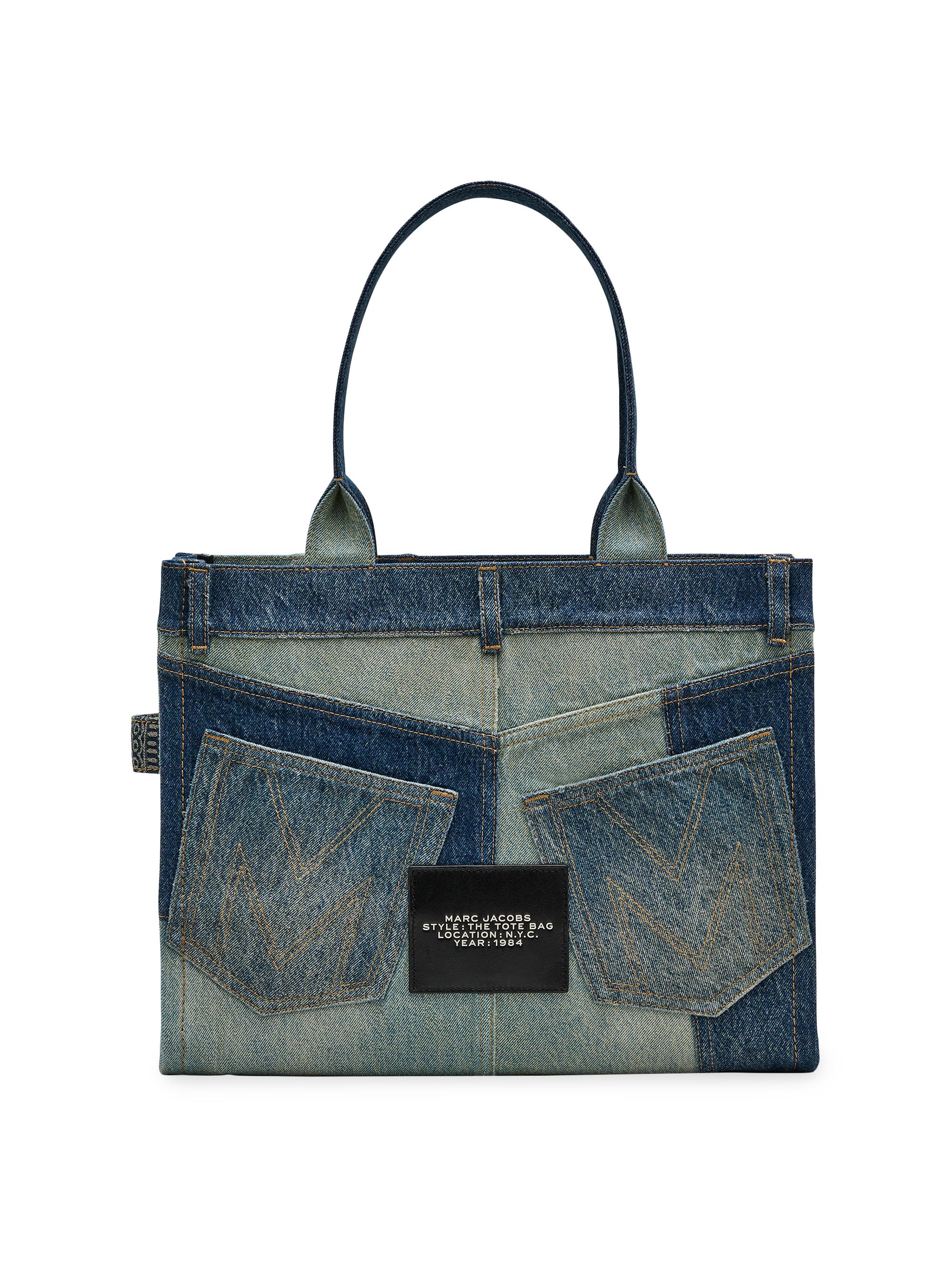 Marc Jacobs The Deconstructed Denim Large Tote Bag | Saks Fifth Avenue
