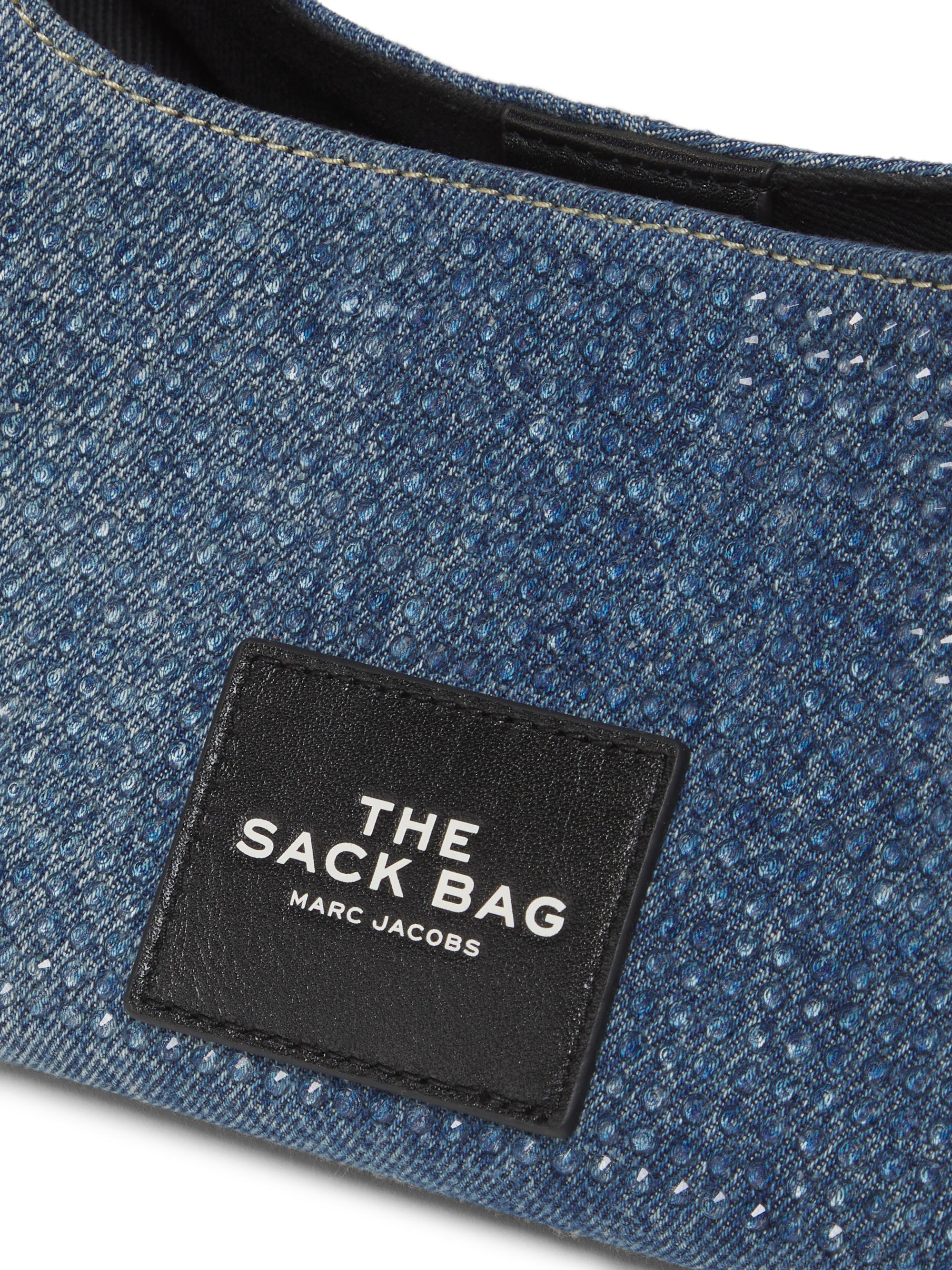 新品♡MARC JACOBS クリスタルデニムハンドルバッグ Marc Jacobs Crystal-Embellished Denim Top Handle Bag | Saks Fifth