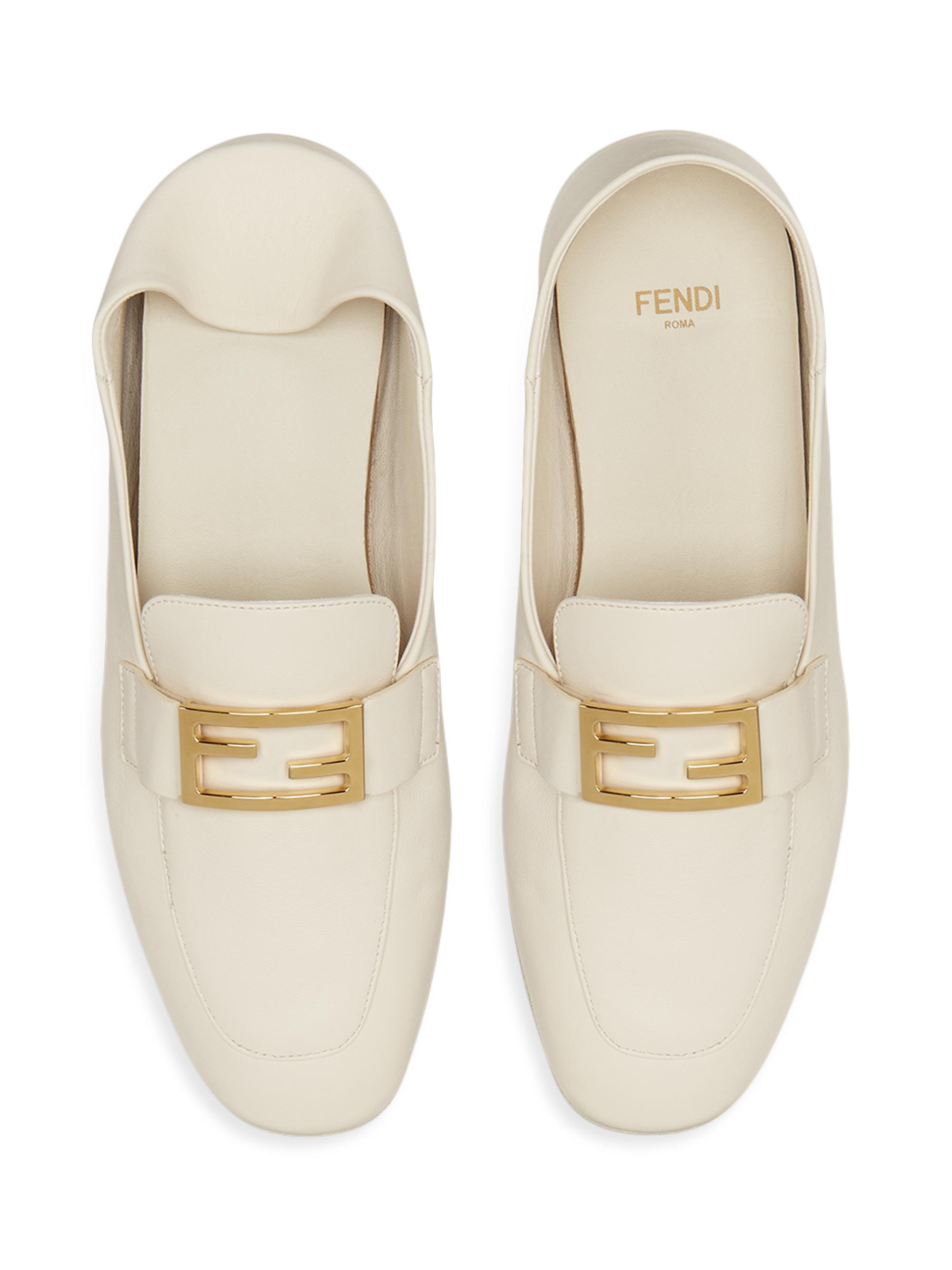 Fendi Driver-Sole Leather Loafers | Saks Fifth Avenue
