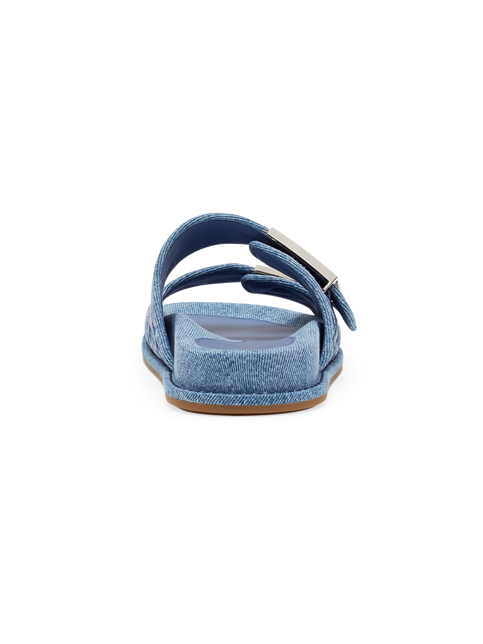 Fendi FF Feel Denim Sandals | Saks Fifth Avenue