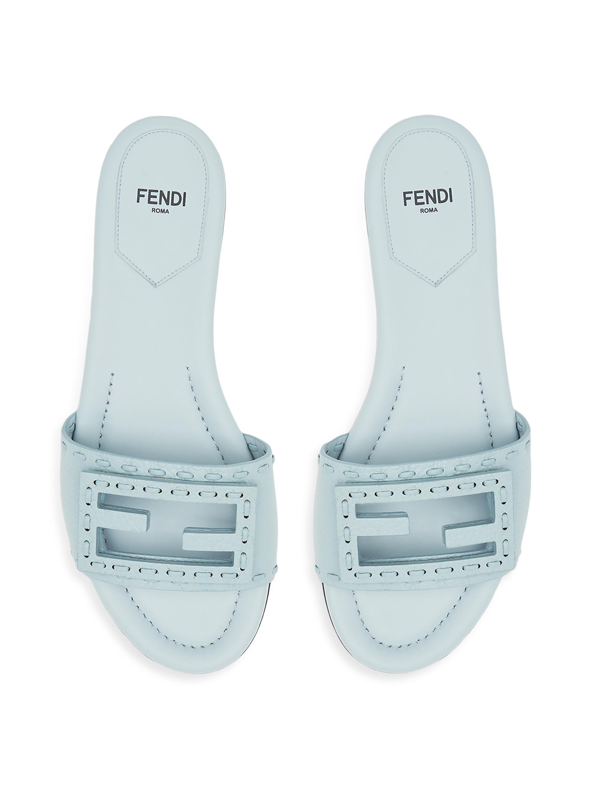 Fendi Baguette Leather Sandals | Saks Fifth Avenue