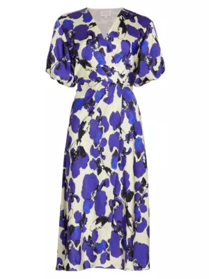 Shop Tanya Taylor Meadow Floral Midi-Dress | Saks Fifth Avenue