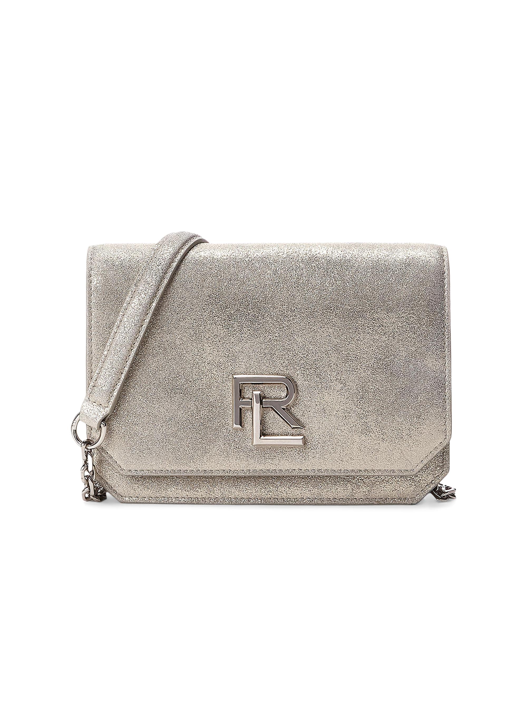 Ralph Lauren Collection Women's RL 888 Metallic Mini Crossbody Chain - Platinum