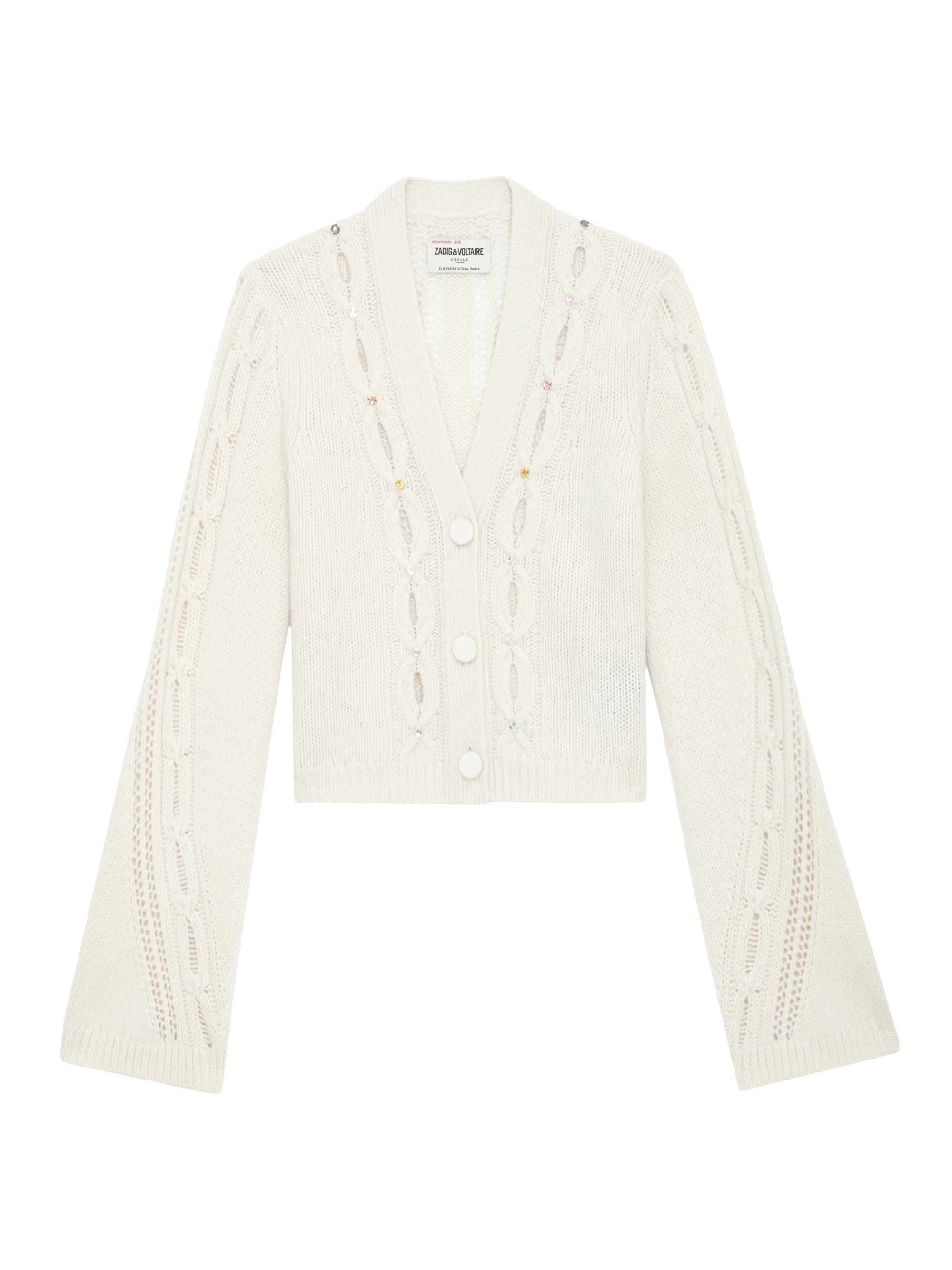 Zadig & Voltaire Women's Barley Wool Cardigan - Ecru