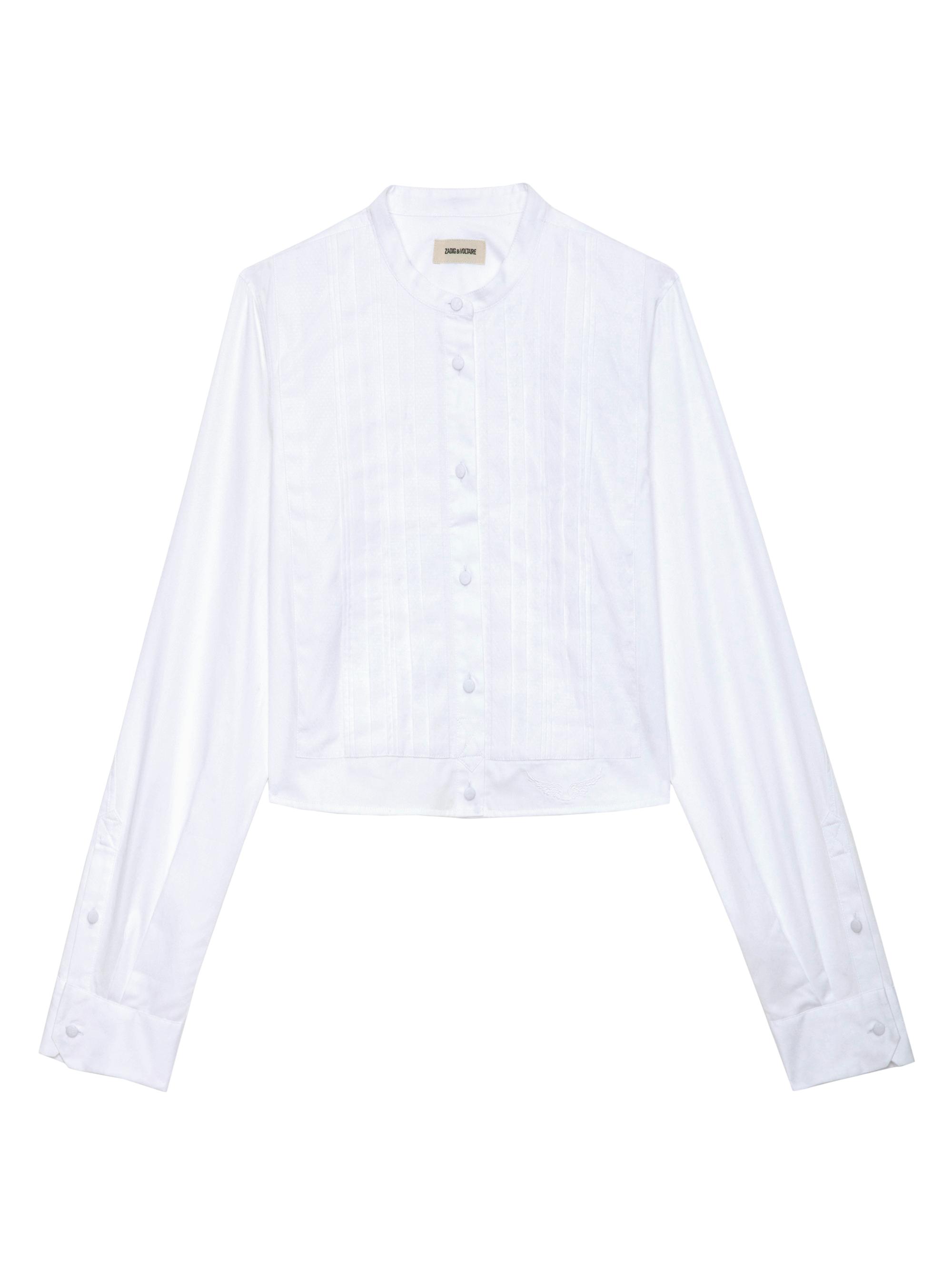 Zadig & Voltaire Theby Cotton Crop Shirt | Saks Fifth Avenue