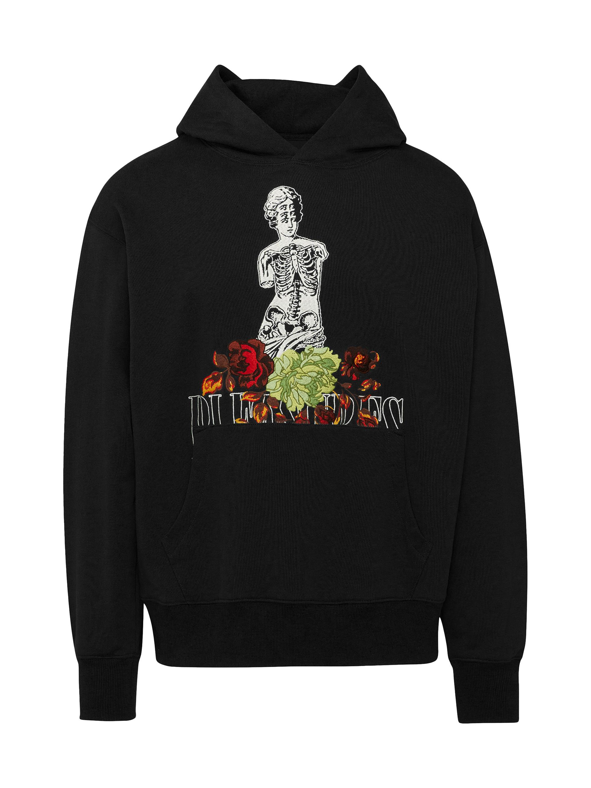 Moose Knuckles Men's MK x Pleasures Statue Graphic Hoodie - Black