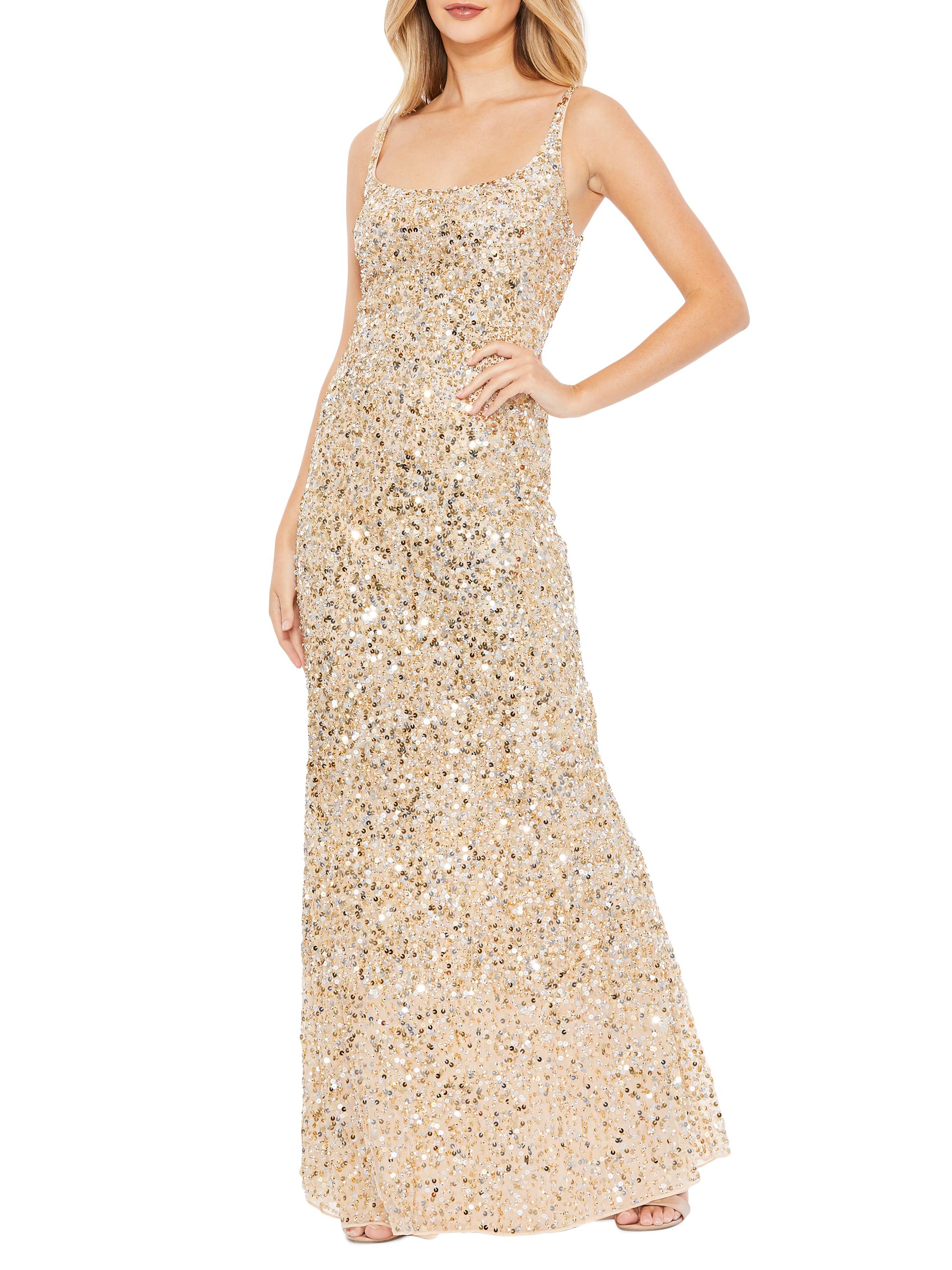 white christmas dresses Short Sleeveless Sequins Dress by Mac Duggal A10509