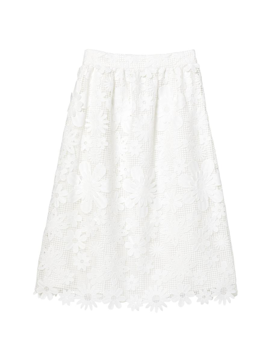 kate spade new york Floral Lace Midi-Skirt | Saks Fifth Avenue