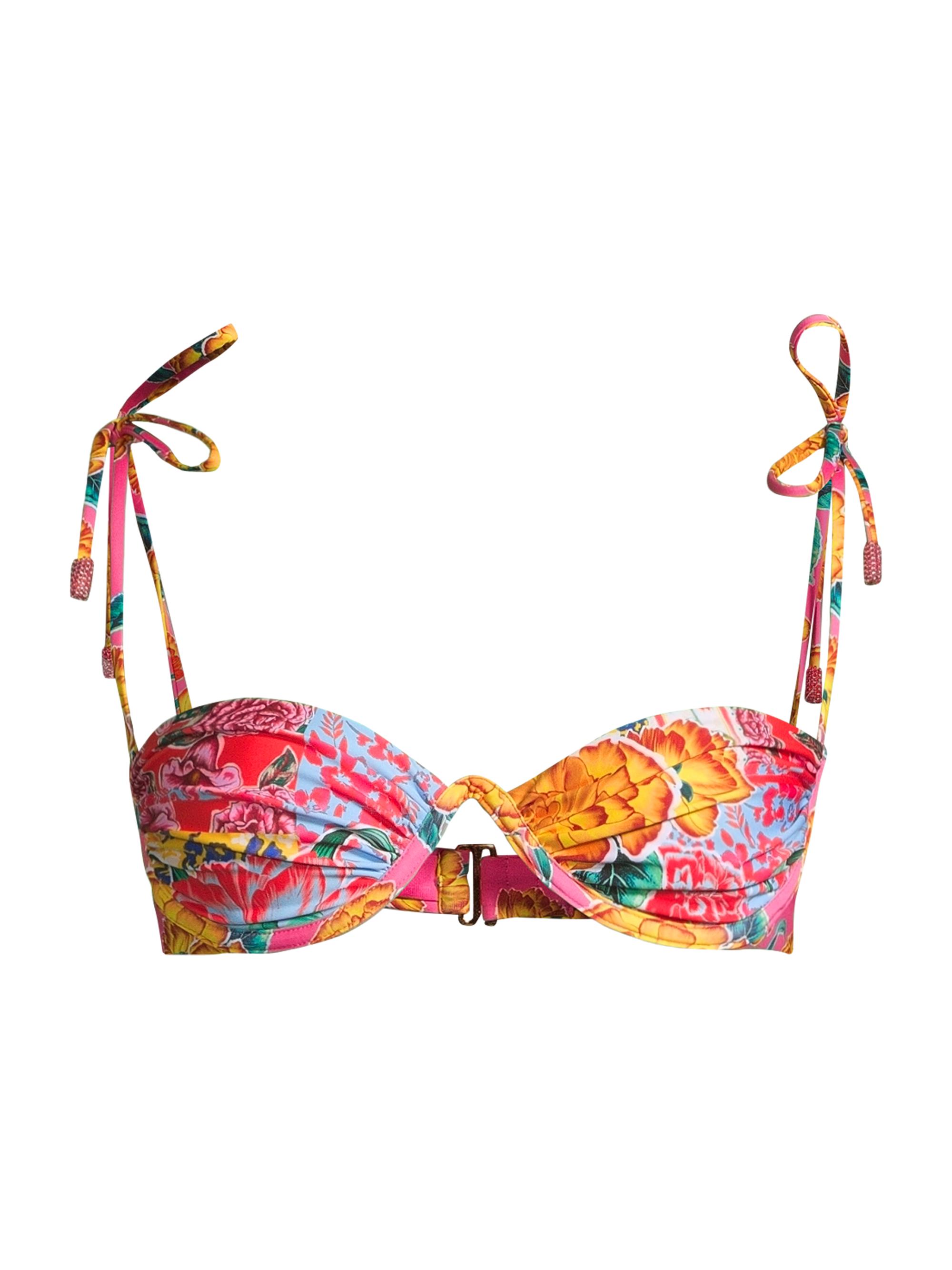 Agua Bendita Women's Fiorever Donna Floral Underwire Bikini Top