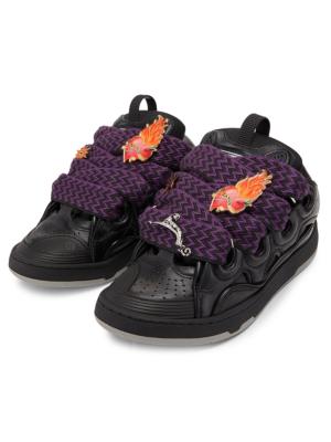 Lanvin Curb Sneaker Purple Black