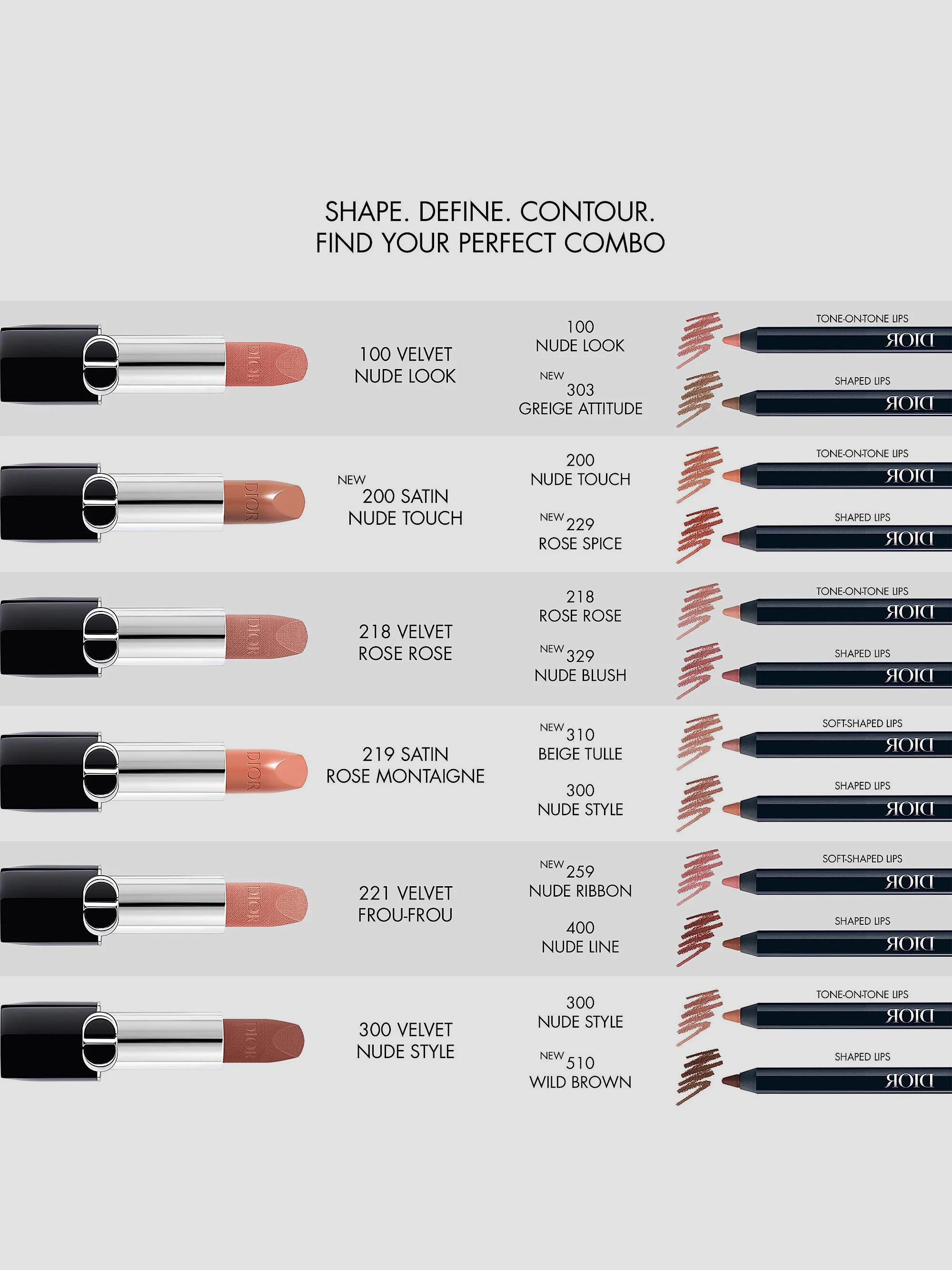 Dior Rouge Dior Contour No-Transfer Lip Liner Pencil