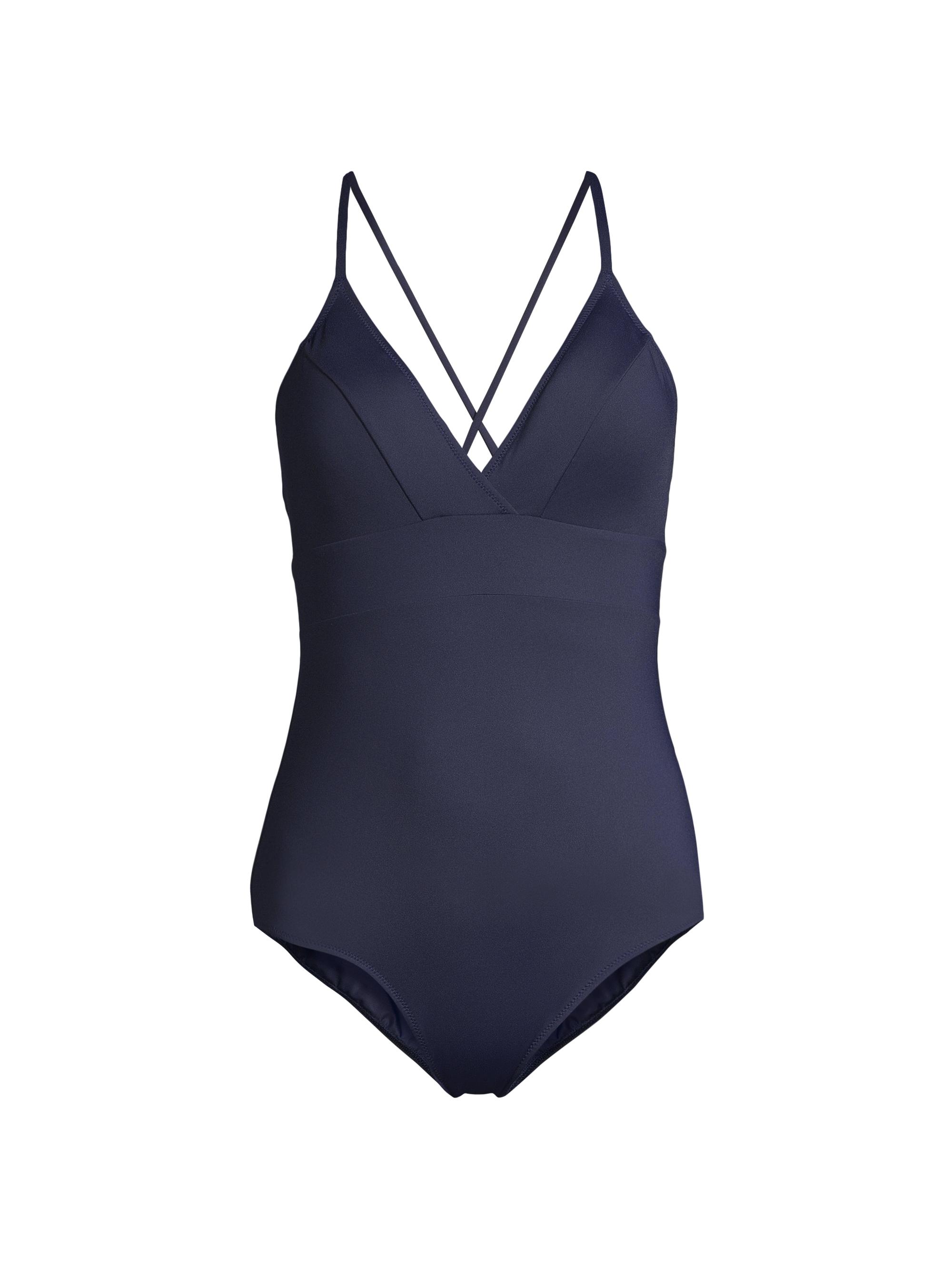 Vineyard Vines Women's Sconset Gingham One-Piece Swimsuit - Nautical Navy