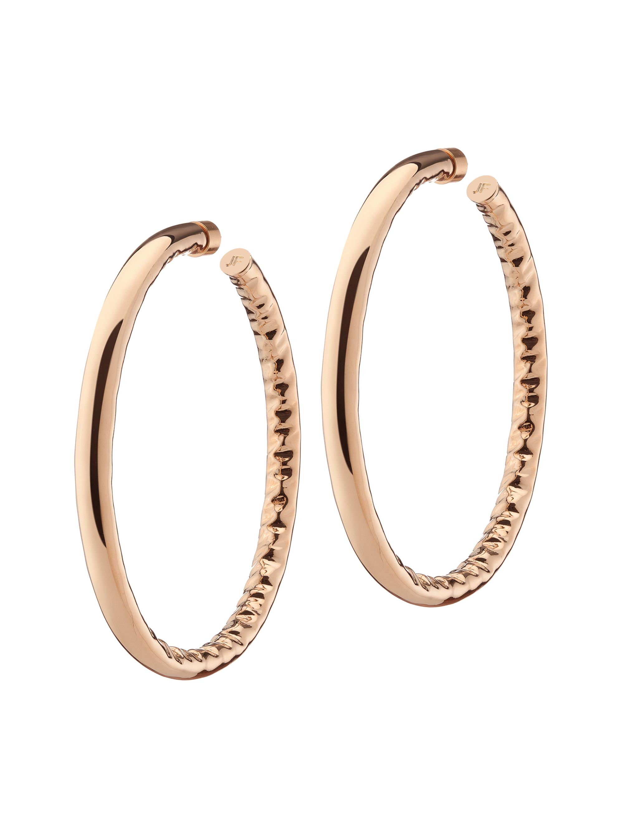 Jennifer Fisher Women's Jennifer 14K-Rose-Gold-Plated Hoop Earrings - Rose Gold