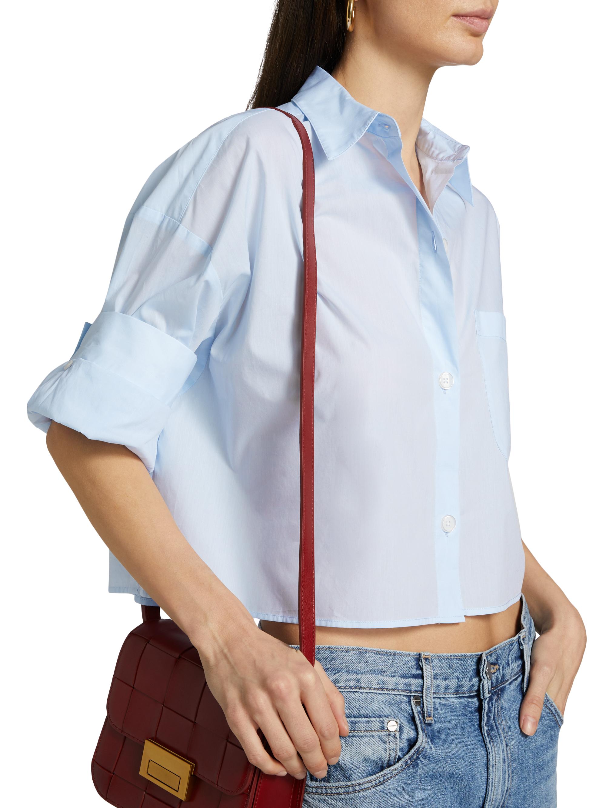 TWP Next Ex Poplin Cropped Shirt | Saks Fifth Avenue