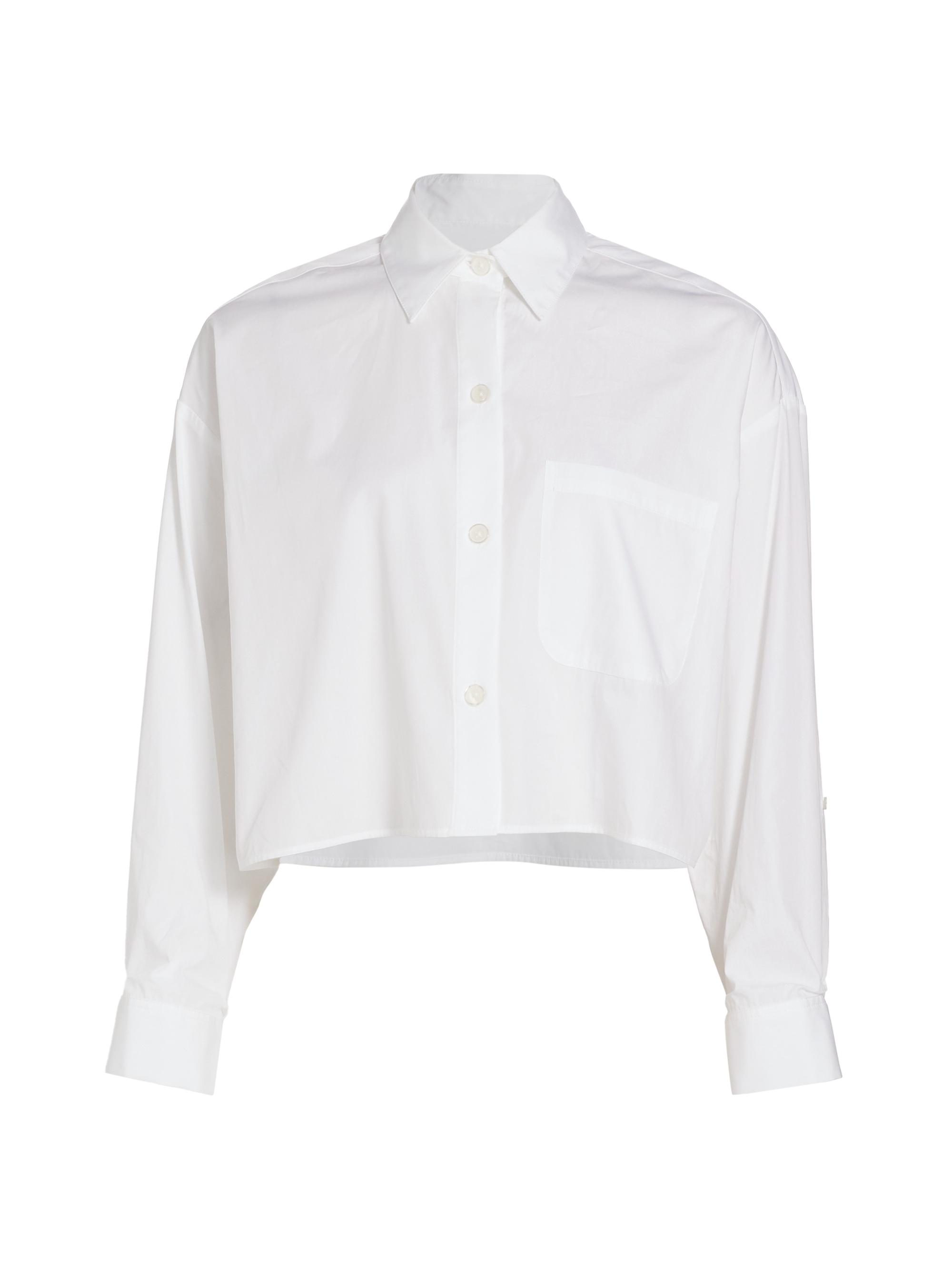 TWP Women's Soon To Be Ex Crop Shirt - White