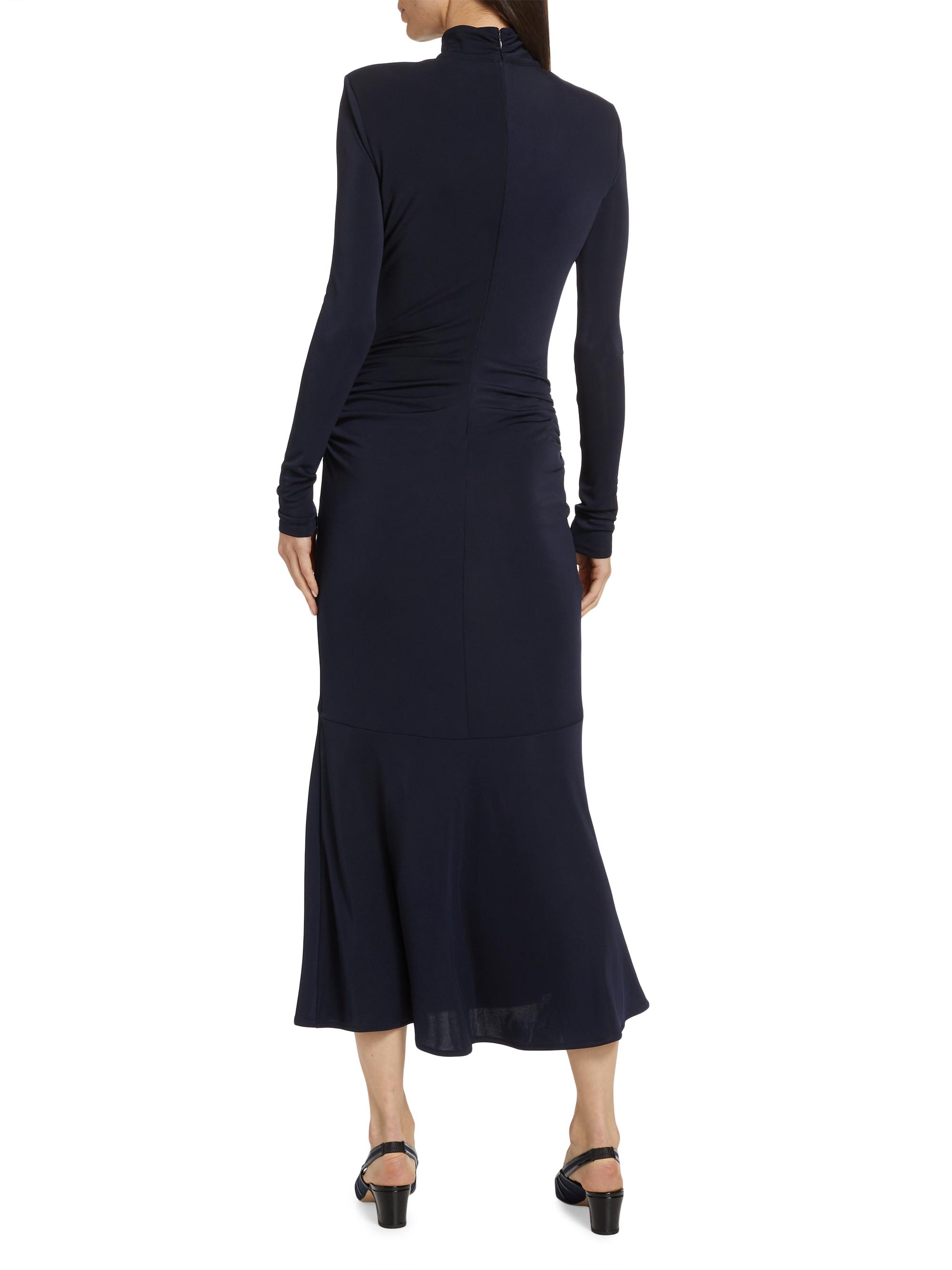 Cinq à Sept Johnson Draped Turtleneck Midi-Dress | Saks Fifth Avenue
