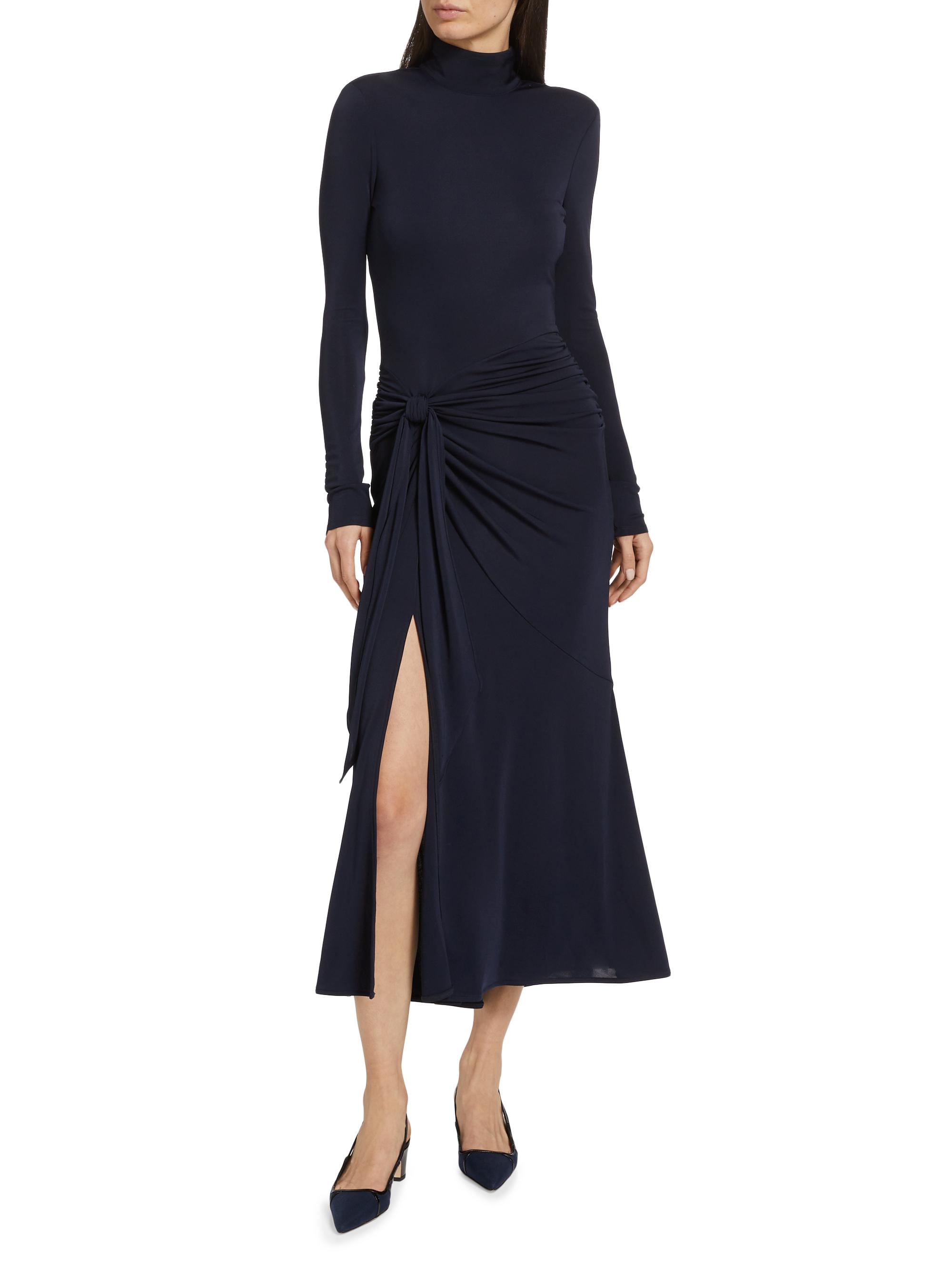 ワンピース Drape neck dress Cinq à Sept Johnson Draped Turtleneck Midi-Dress | Saks Fifth Avenue