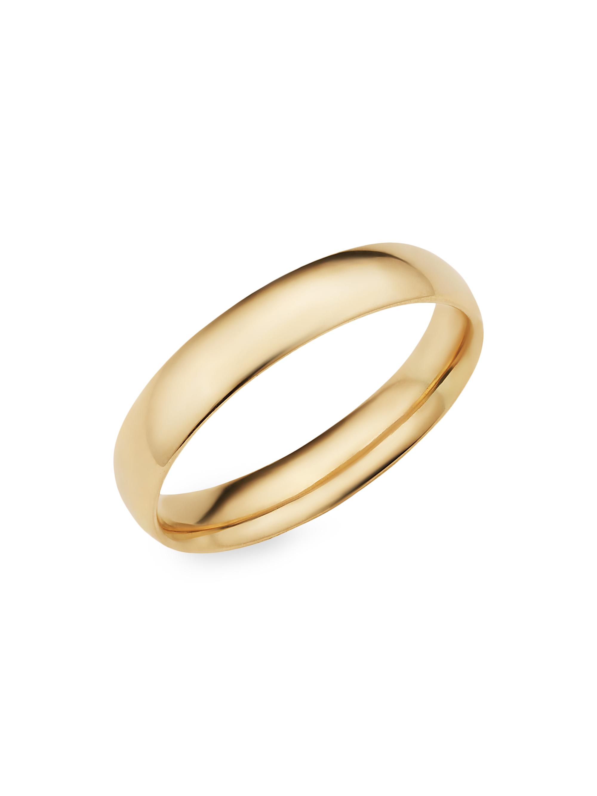 Oradina Women's 14K Yellow Gold Forever Band Bold Ring - Yellow Gold