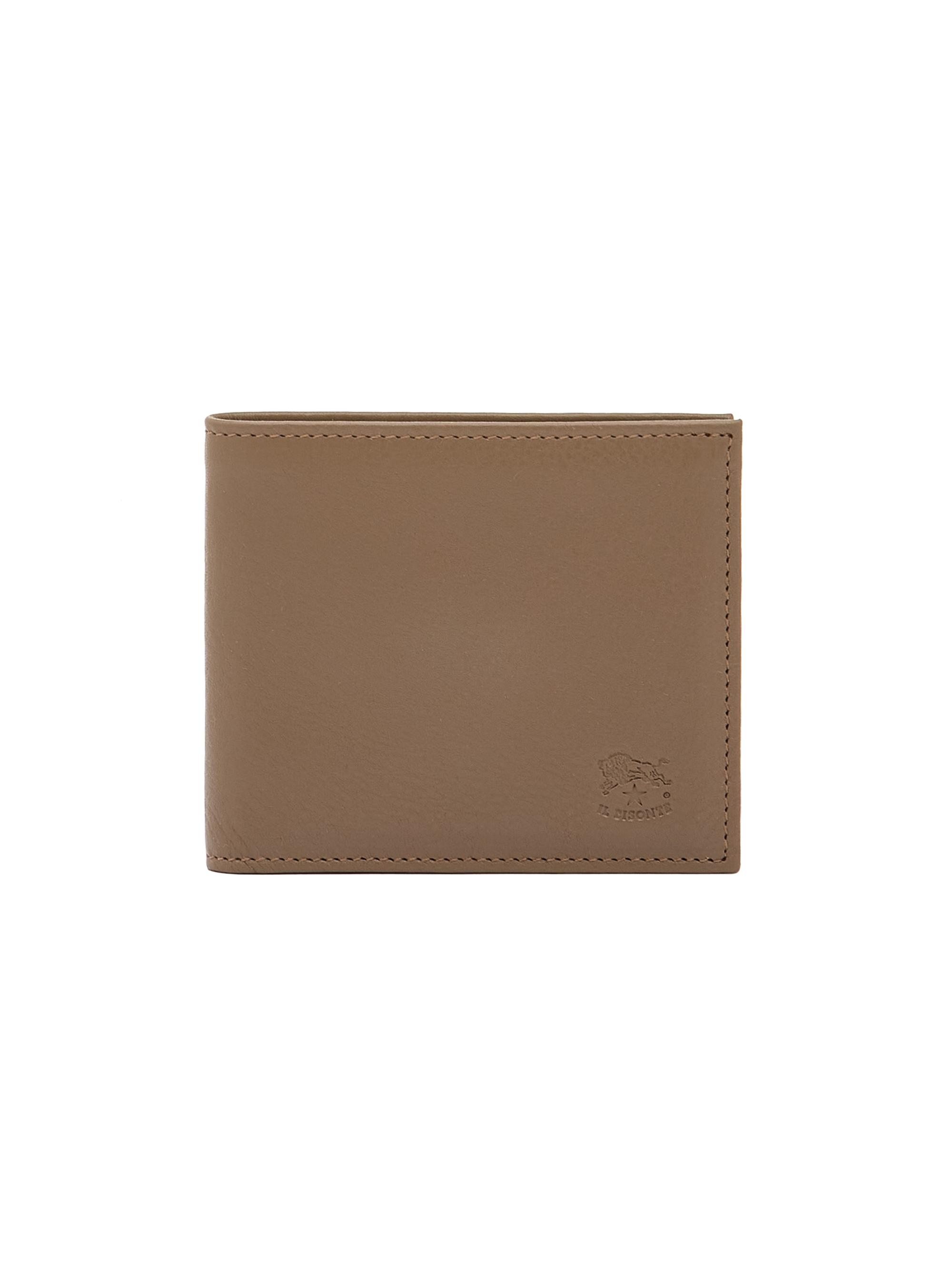 Il Bisonte Men's Leather Bifold Wallet - Tortora