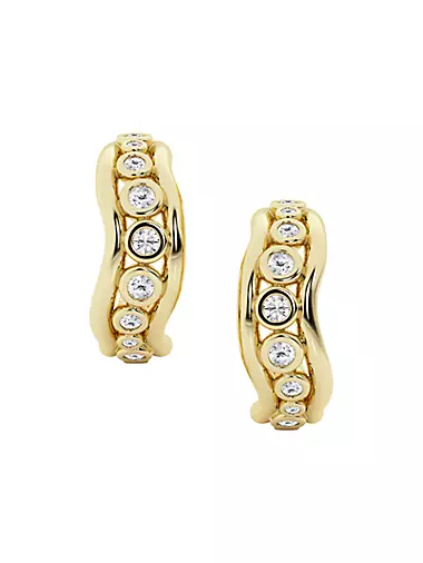 18K Yellow Gold & 0.26 TCW Diamond Ear Cuffs