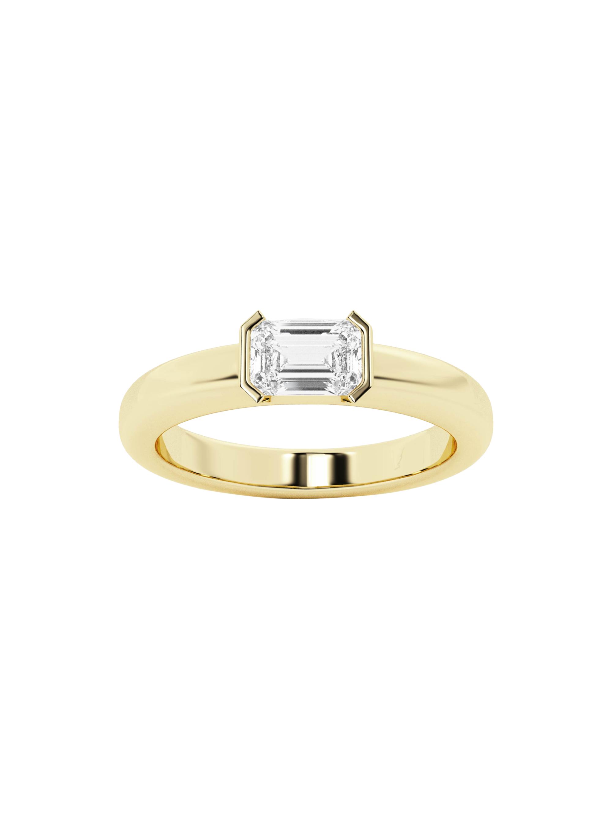 näas Women's 14K Yellow Gold & 0.50 TCW Lab-Grown Diamond Stackable Ring - Yellow Gold