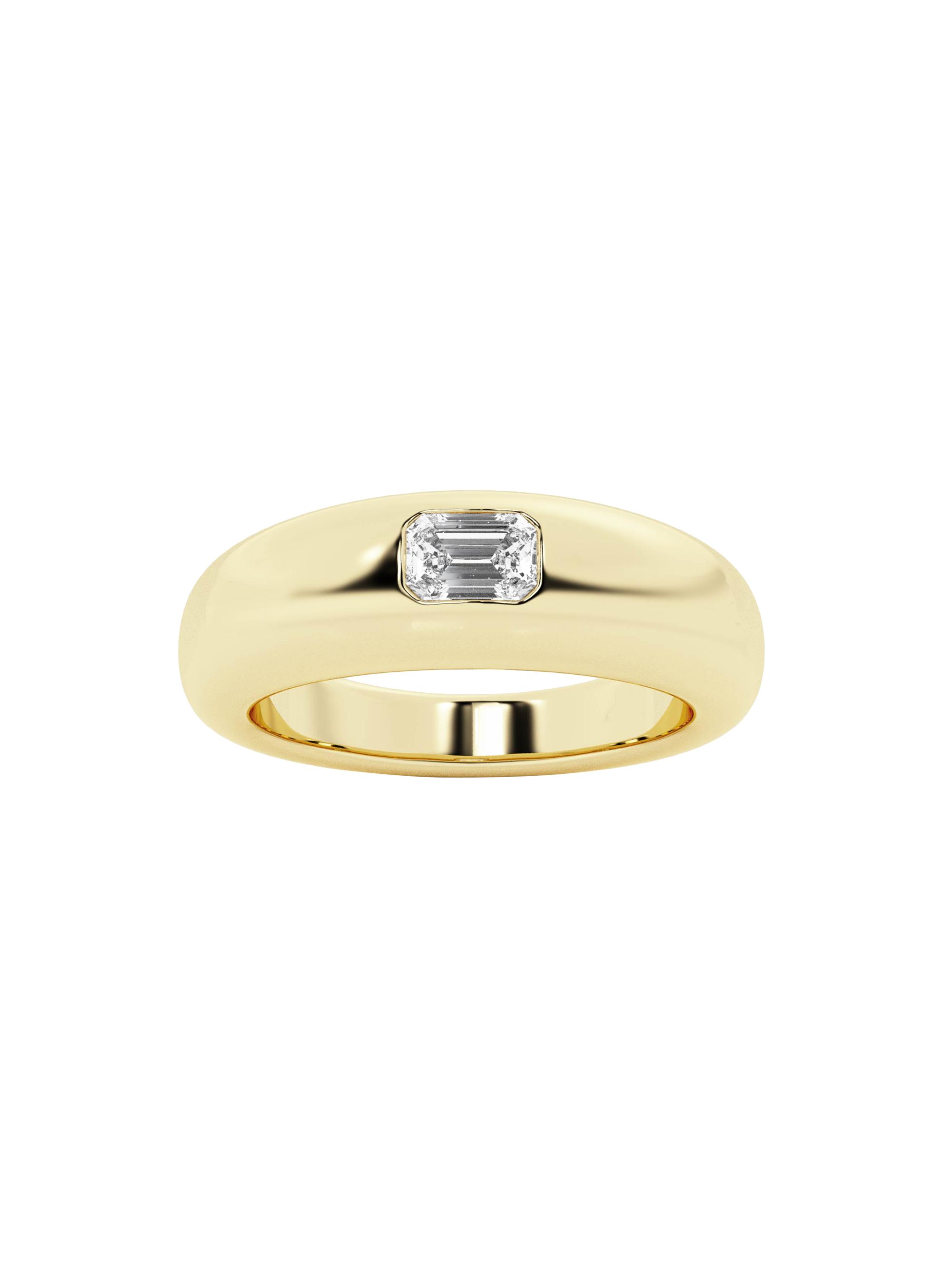 näas Women's 14K Yellow Gold & 0.33 TCW Lab-Grown Diamond Stackable Ring - Yellow Gold