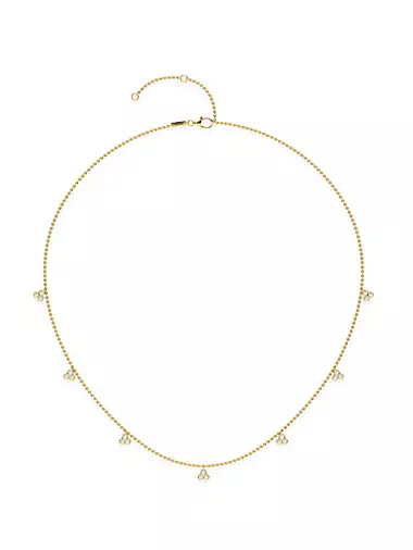 Romancing 14K Yellow Gold & 0.63 TCW Lab-Grown Diamond Necklace