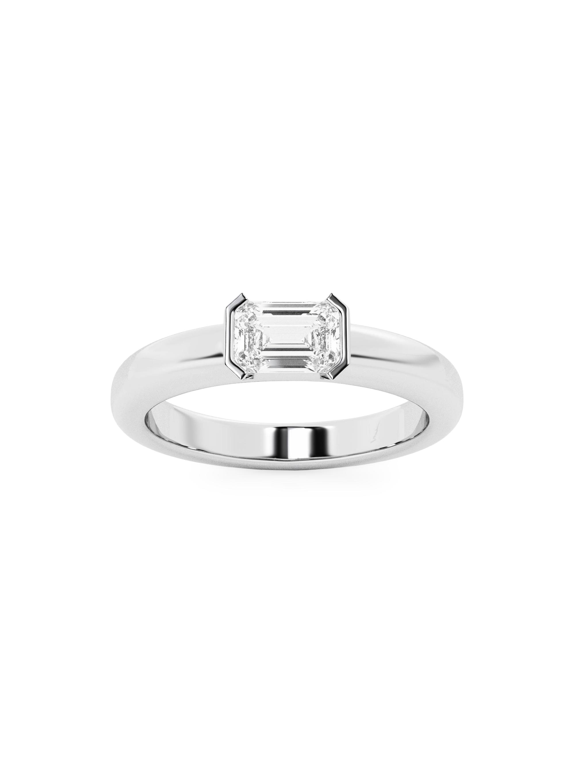 näas Women's 14K White Gold & 0.50 TCW Lab-Grown Diamond Stackable Ring - White Gold