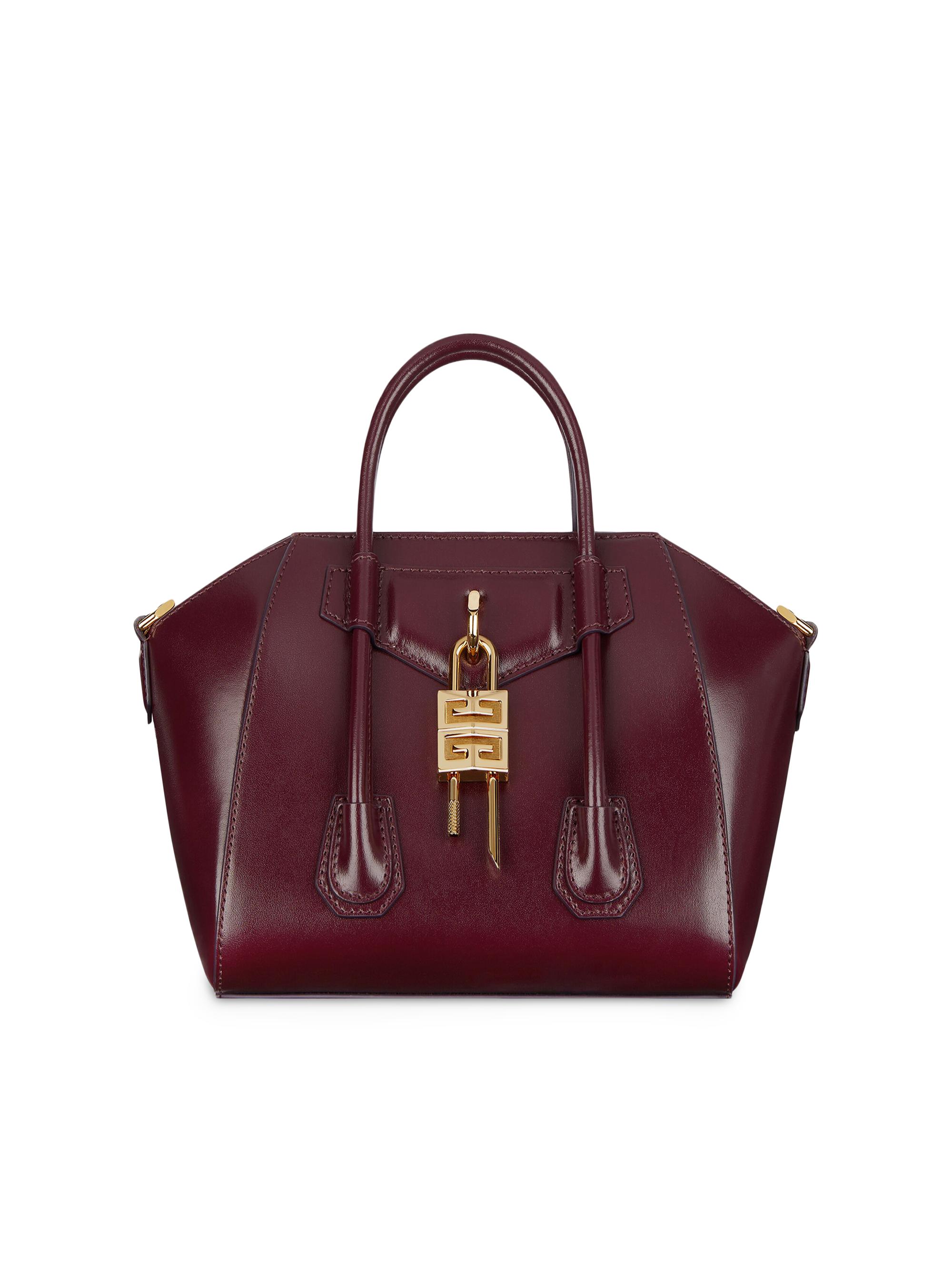 Givenchy Women's Mini Antigona Lock Bag in Box leather -