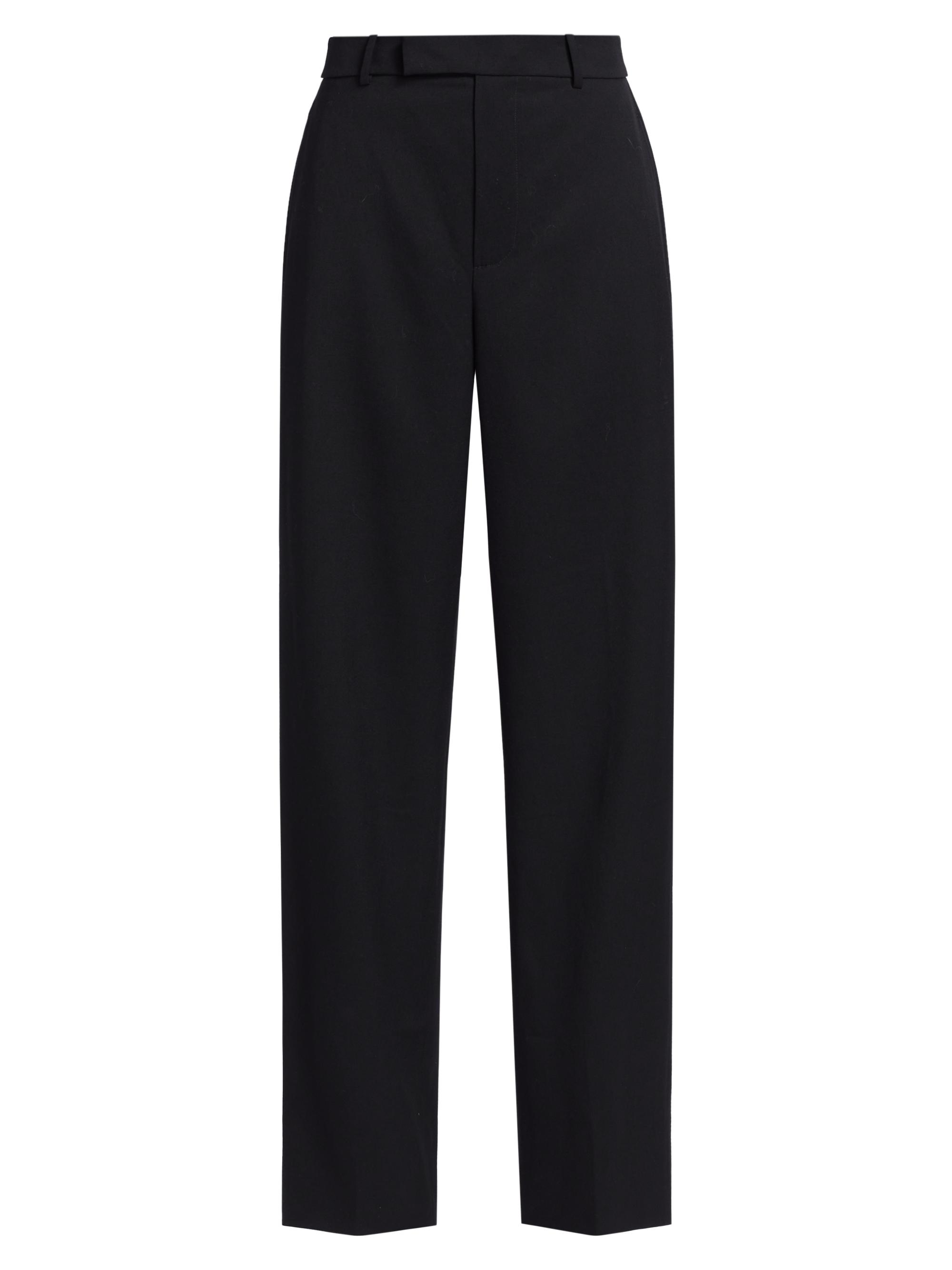 Frame Women's Wool-Blend Pajama Trousers - Navy