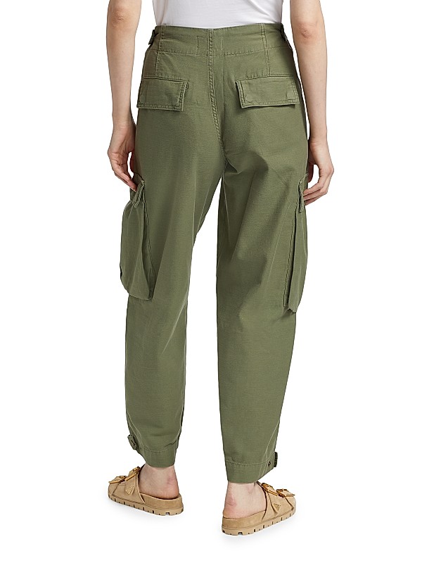 Shop Frame Pleated Wide-Leg Cargo Pants | Saks Fifth Avenue Shop Frame Pleated Wide-Leg Cargo Pants | Saks Fifth Avenue
