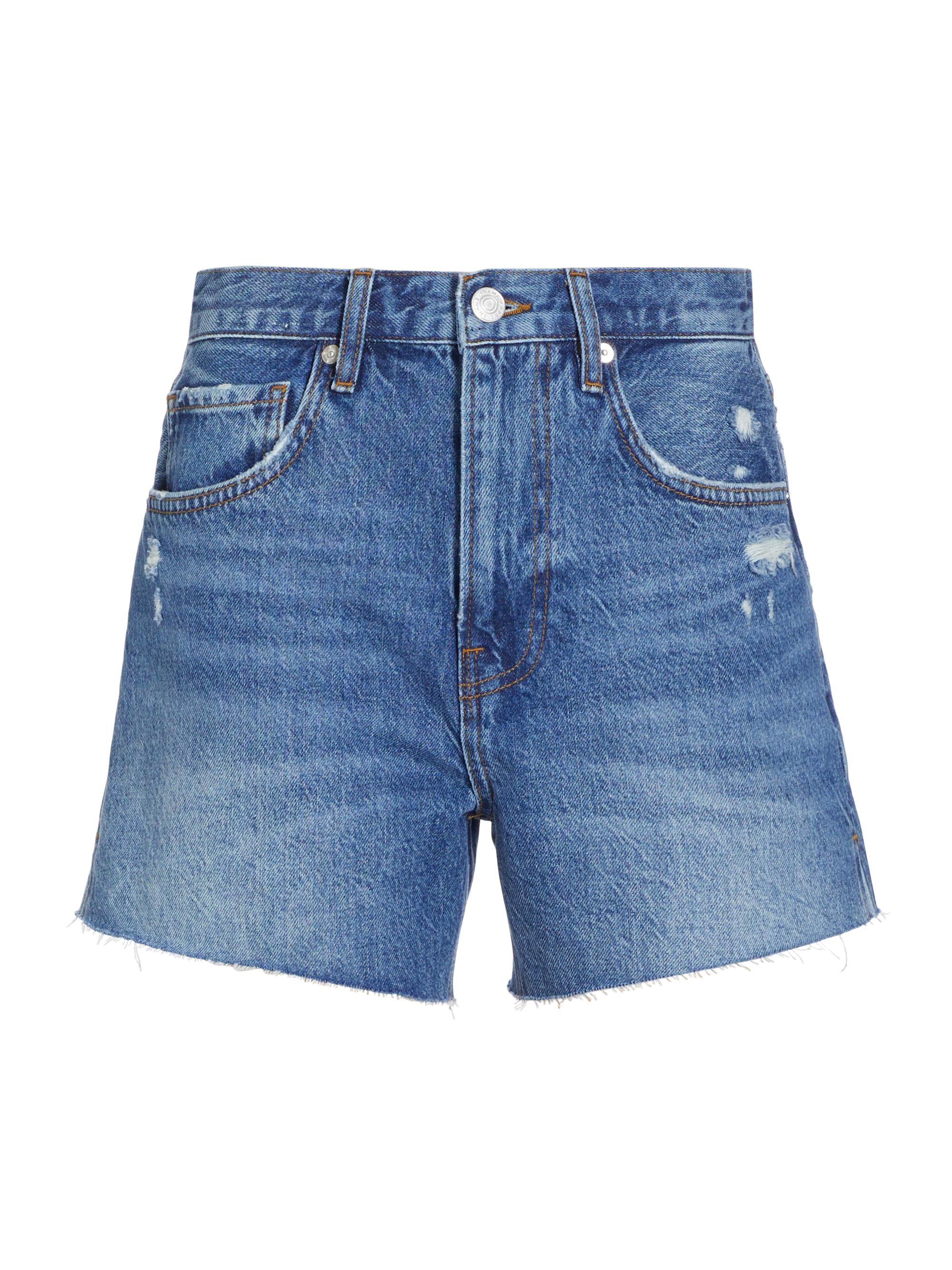Frame Women's Le Super High Jean Shorts - Mariner