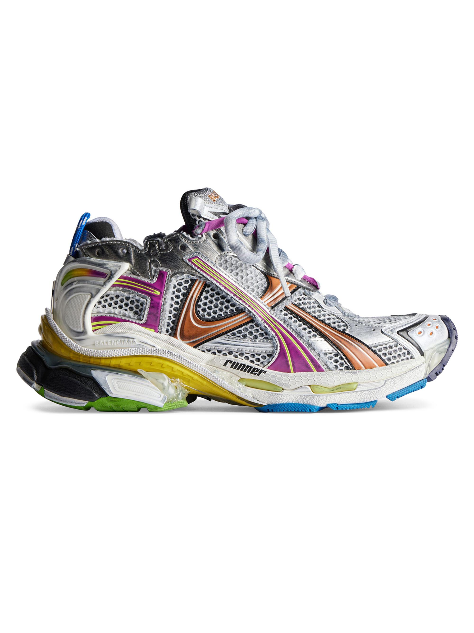 Balenciaga Women's Runner Sneakers - Grey Multi