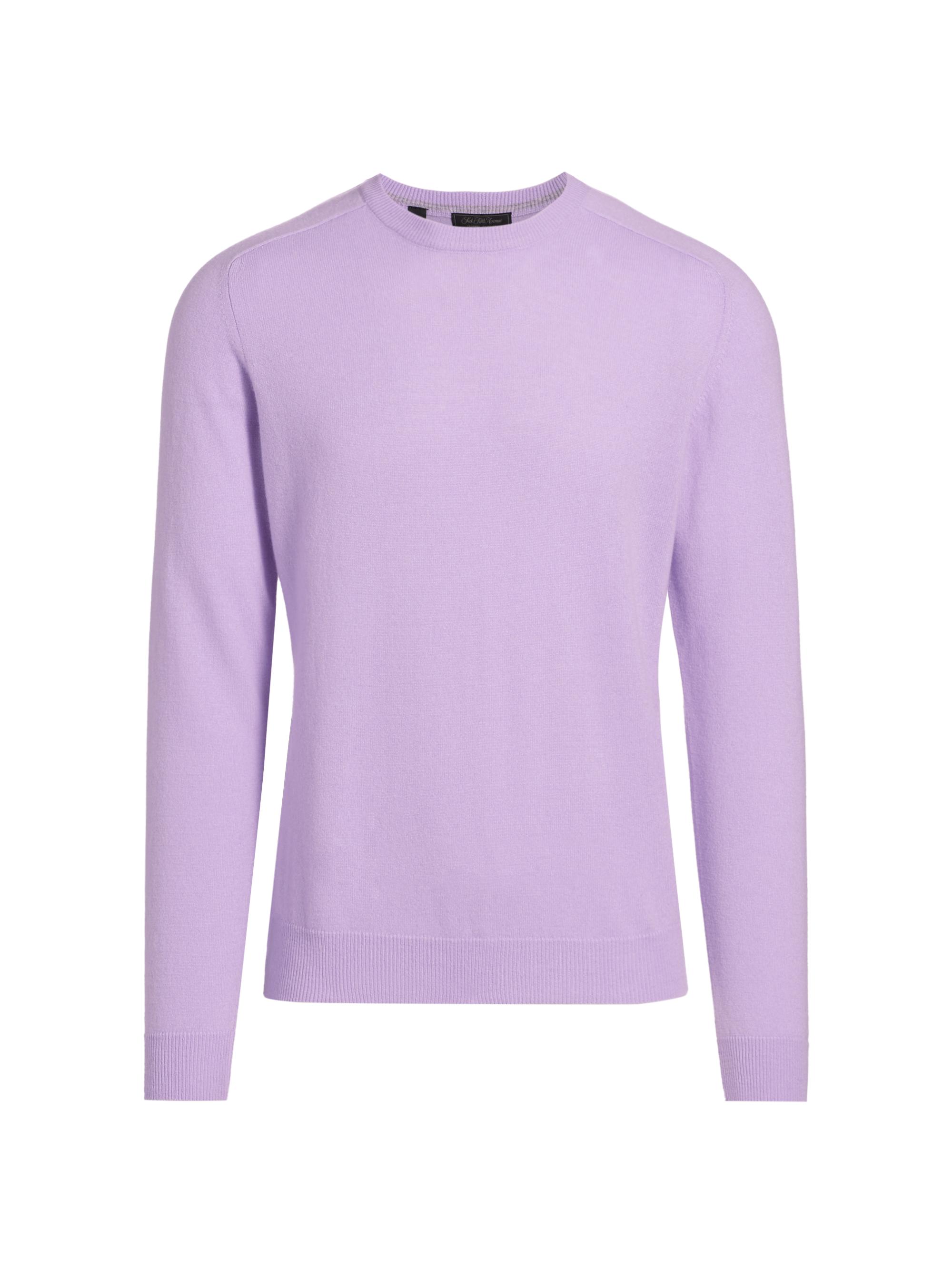 Saks Fifth Avenue Men's COLLECTION Cashmere Crewneck Sweater - Light Purple