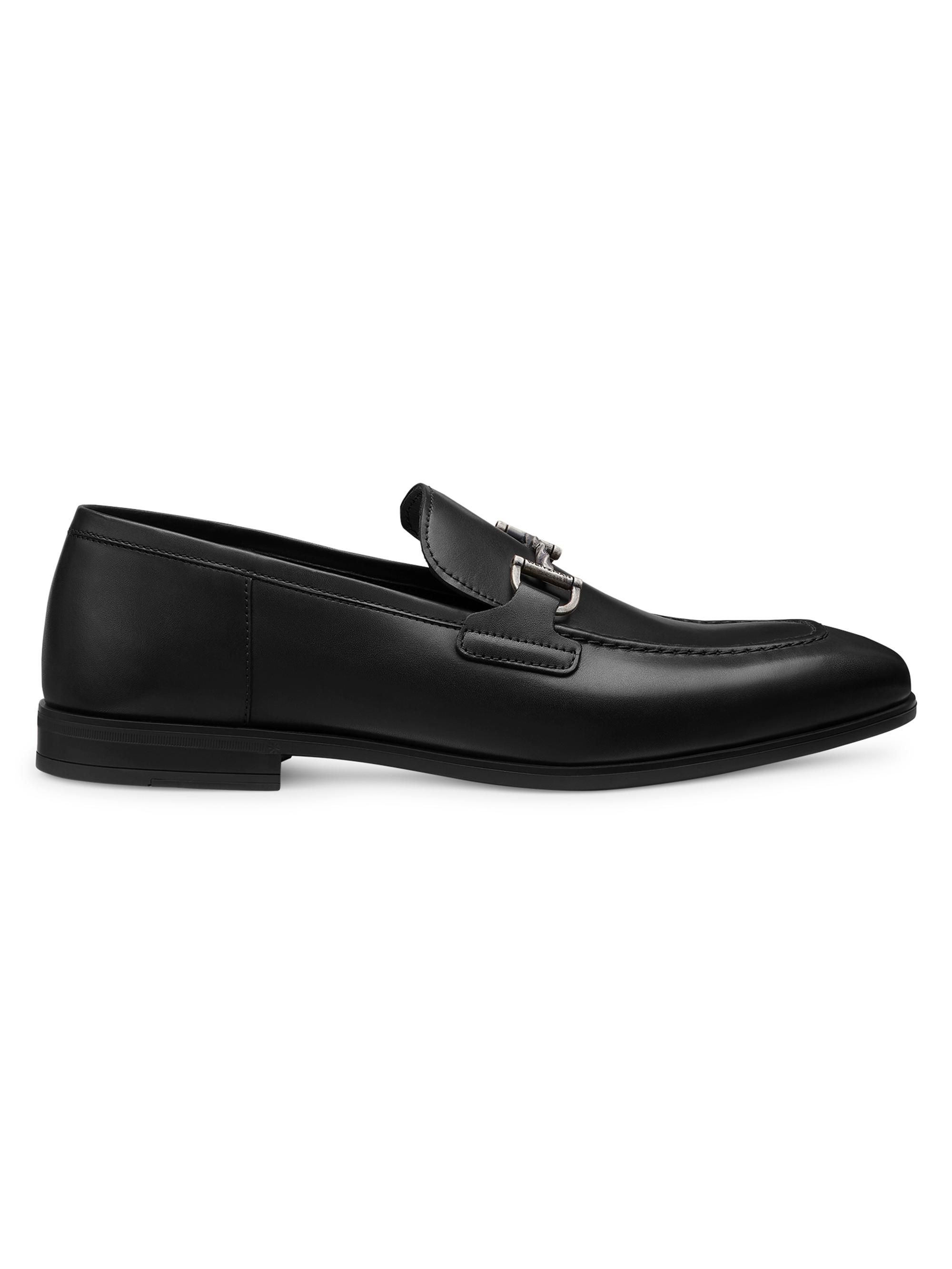 Burberry Barbed Leather Loafers | Saks Fifth Avenue