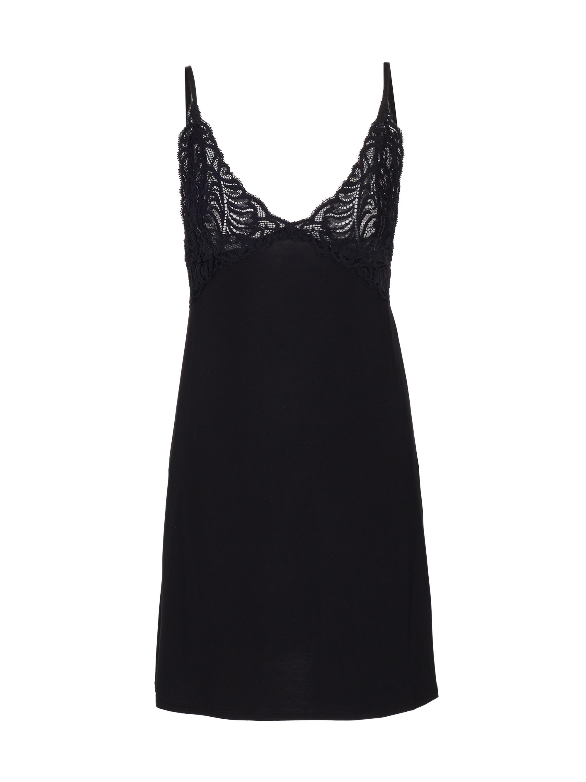 Natori Women's Feathers Essentials Chemise - Black