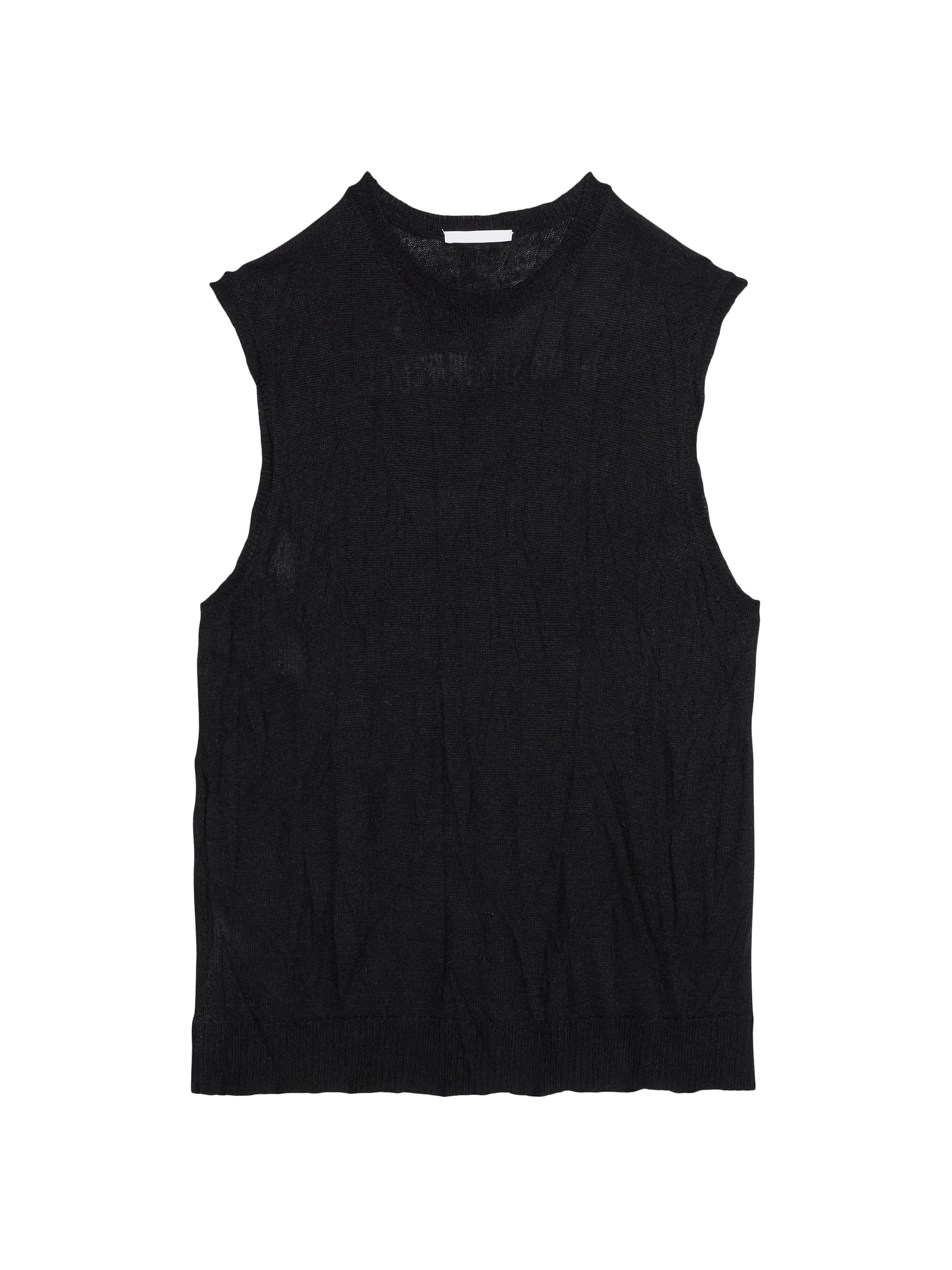 Helmut Lang Men's Crush Knit Tank Top - Black