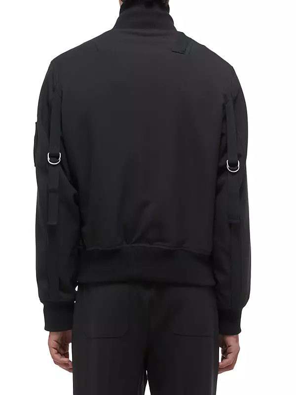 Shop Helmut Lang Seatbelt Bomber Jacket | Saks Fifth Avenue