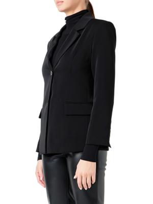 Baby Boy/Girl Solid Lapel Long-sleeve Double Breasted Blazer