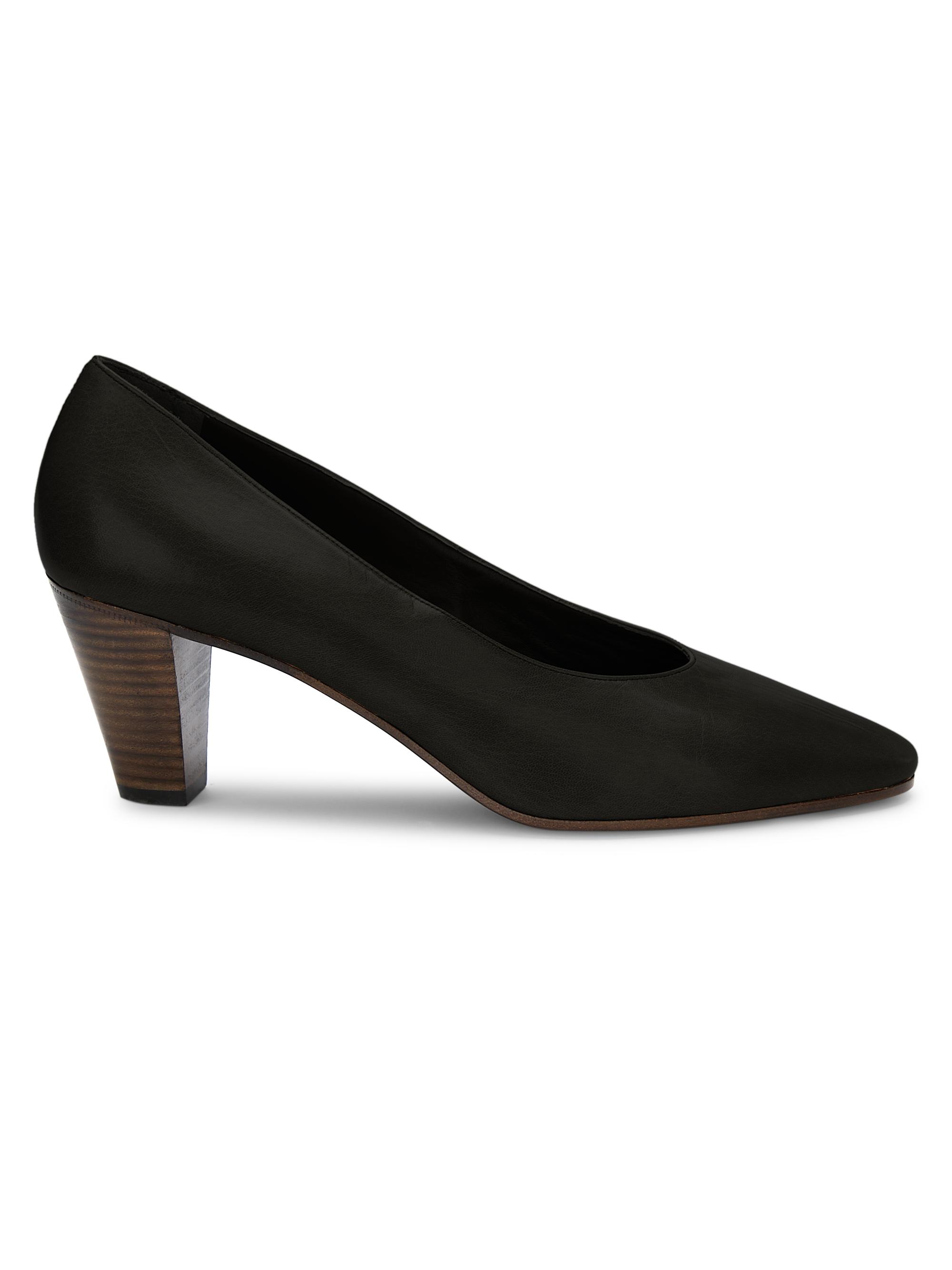 The Row Women's Charlotte Leather Pumps - Black