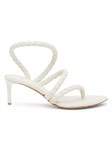 Leaf 60MM Strappy Leather Sandals