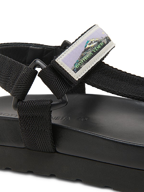 Shop Bottega Veneta Trip 50MM Nylon Platform Sandals | Saks Shop Bottega Veneta Trip 50MM Nylon Platform Sandals | Saks