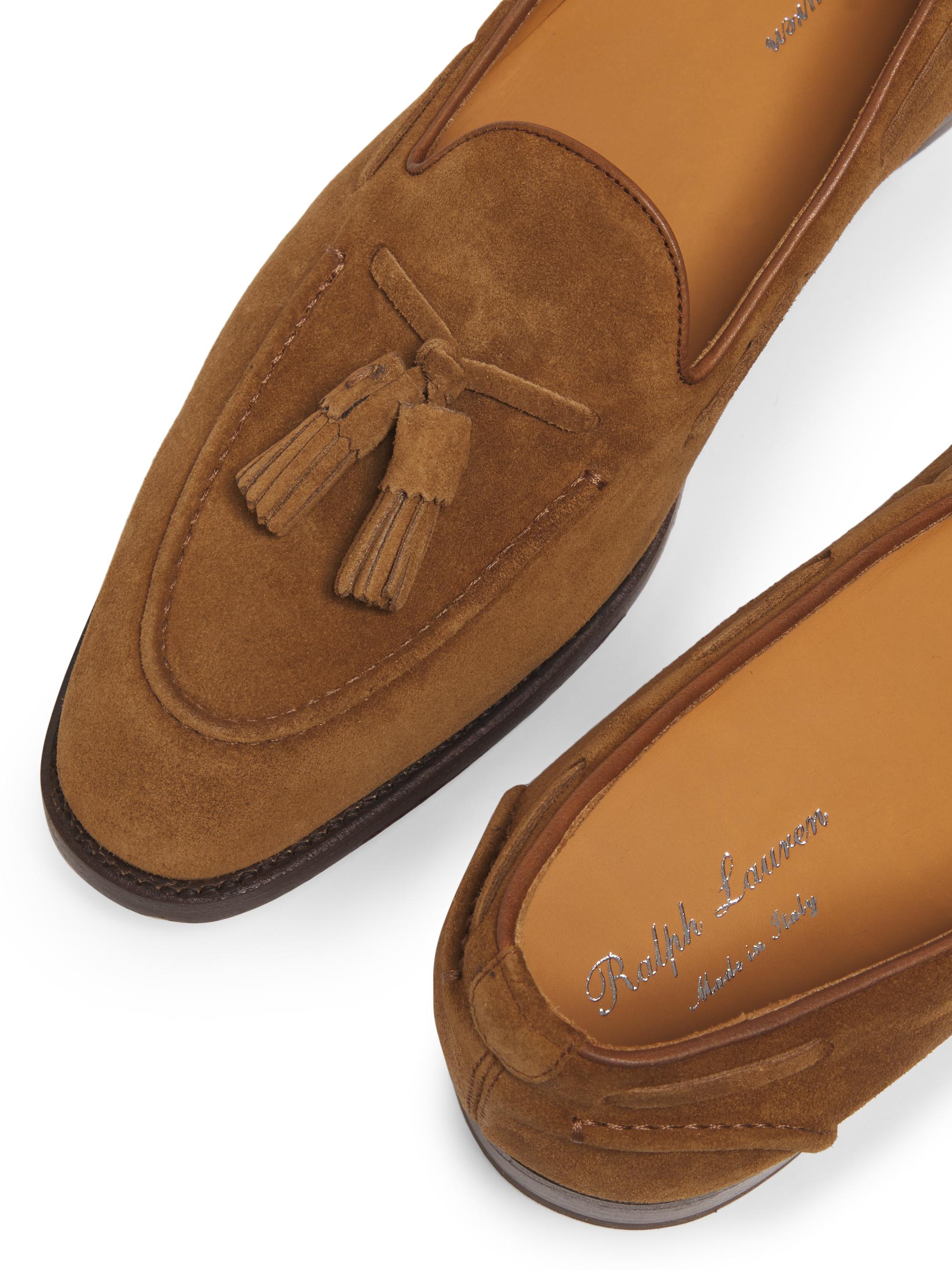 Ralph Lauren Purple Label Luther Tassel Suede Loafer Luther Tassel Suede Loafer | Ralph Lauren main image 3
