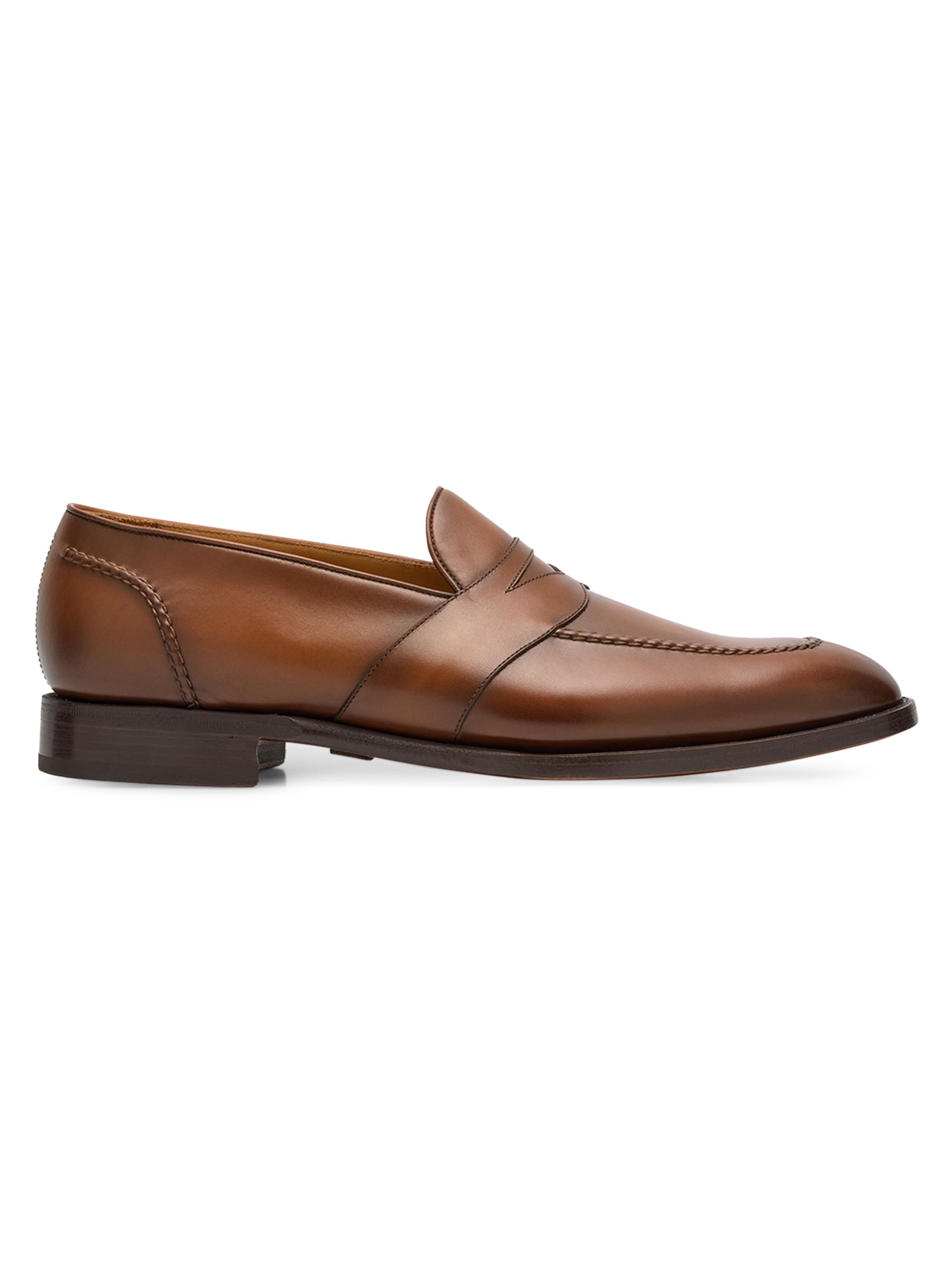 Ralph Lauren Purple Label Meegan Leather Penny Loafers | Saks