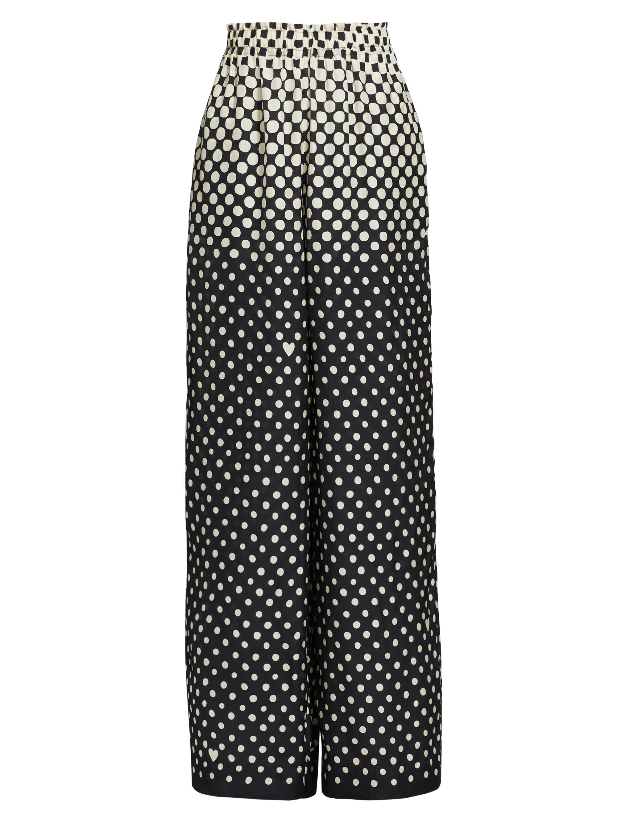 Cara Cara Women's Samantha Gradient Dot Pants - Spotted Geo Black