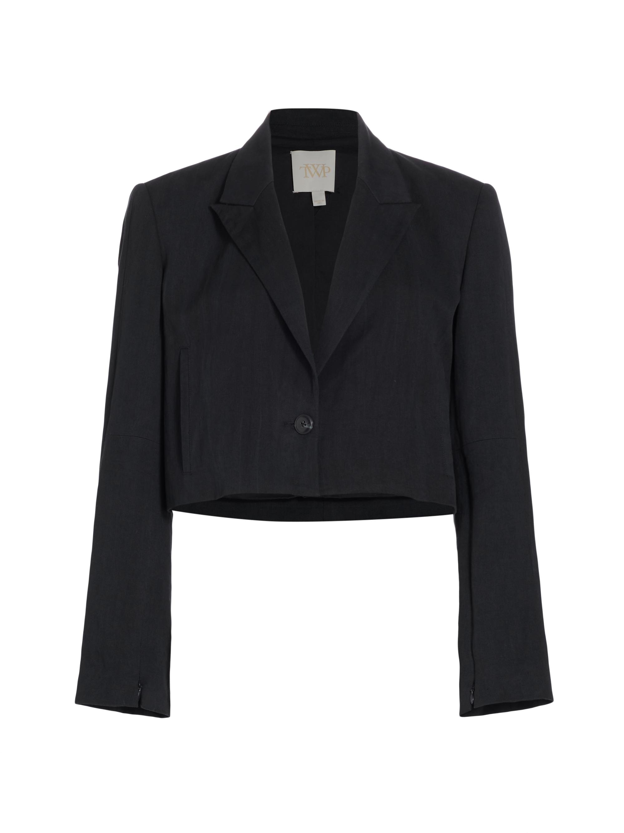 TWP Women's My Former Better Half Crop Blazer - Midnight