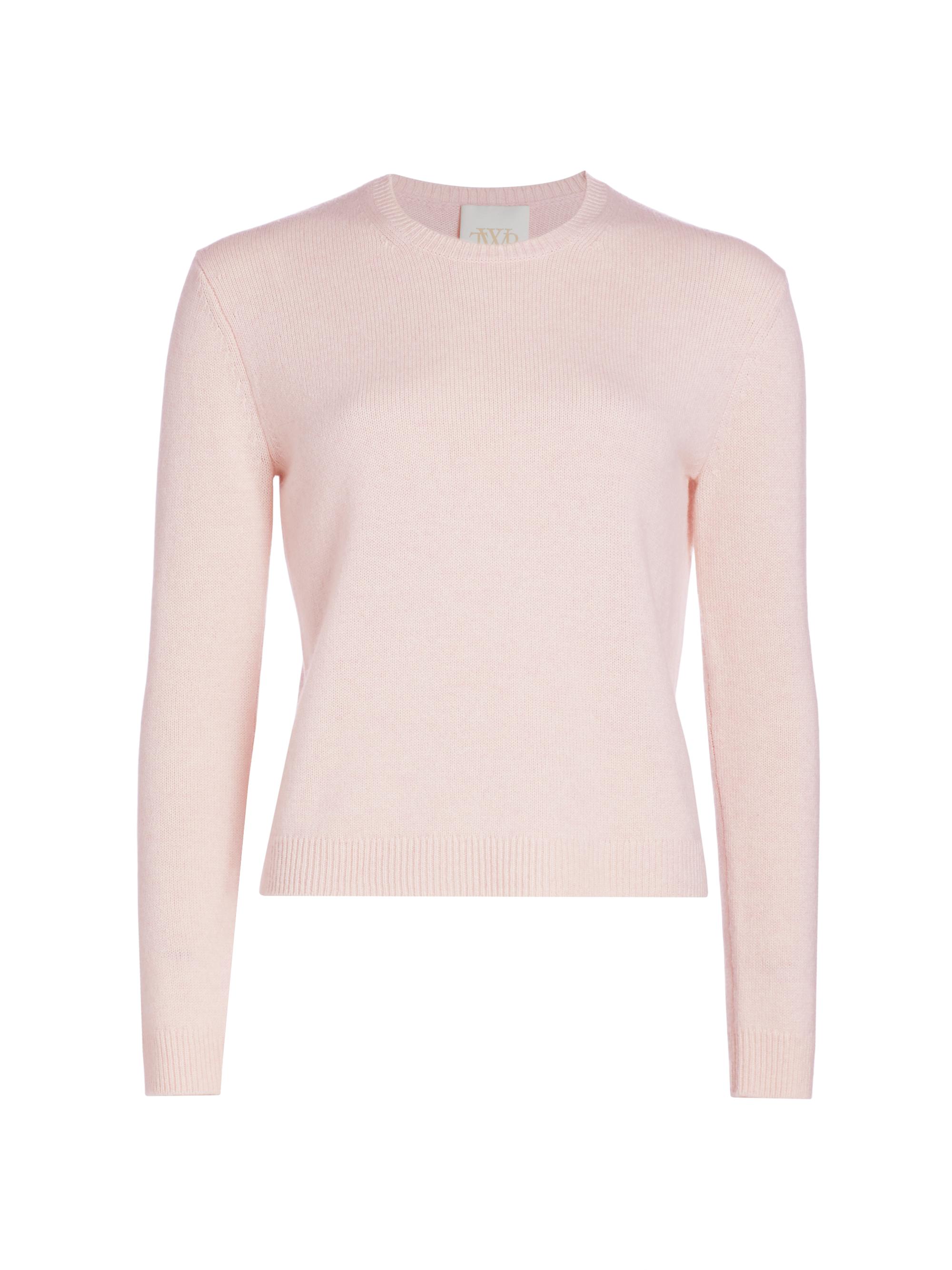 TWP Women's Girl Crew Aka Jill Cashmere Sweater - Blush