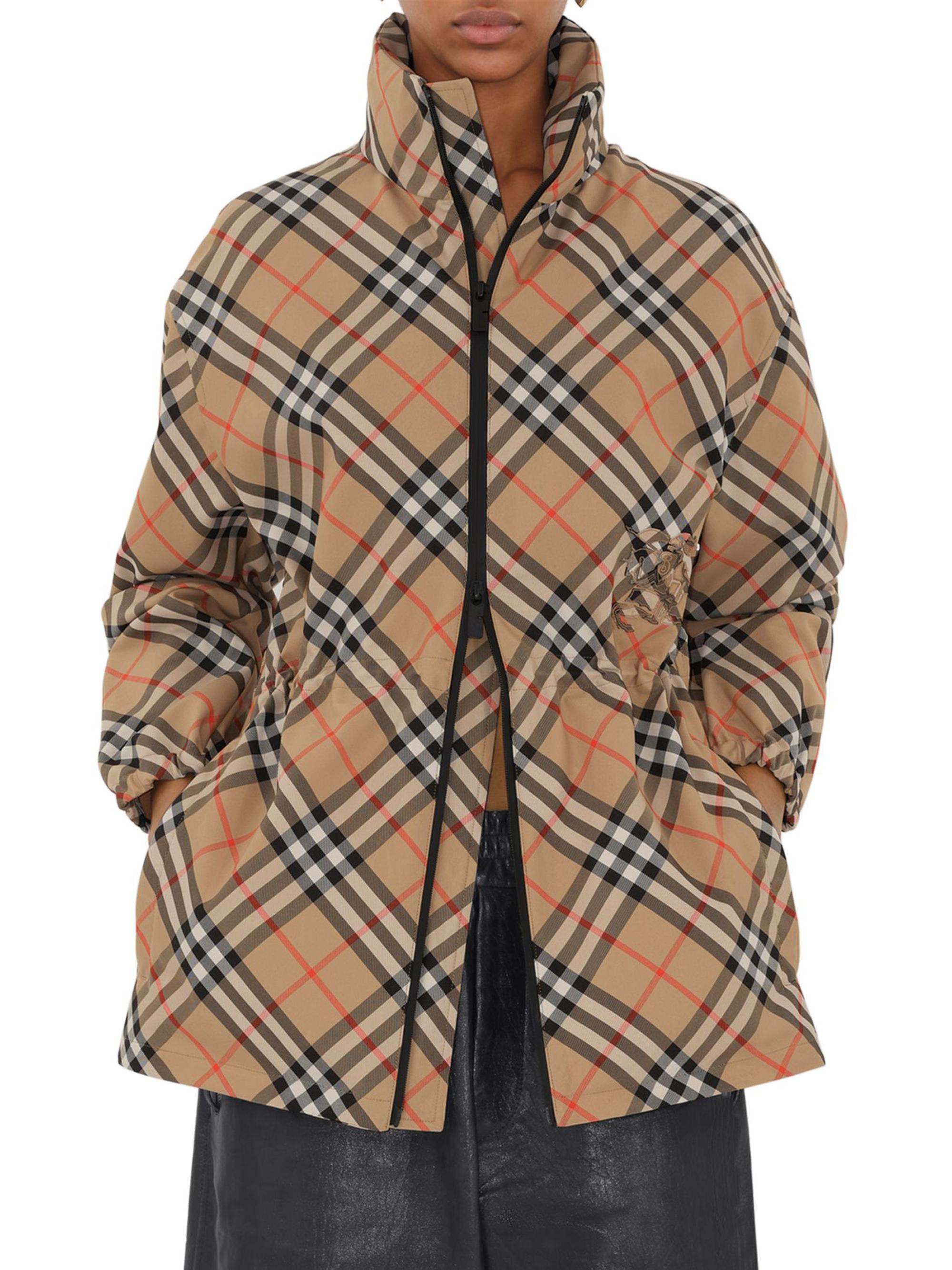Burberry Oversized Check Coat | Saks Fifth Avenue
